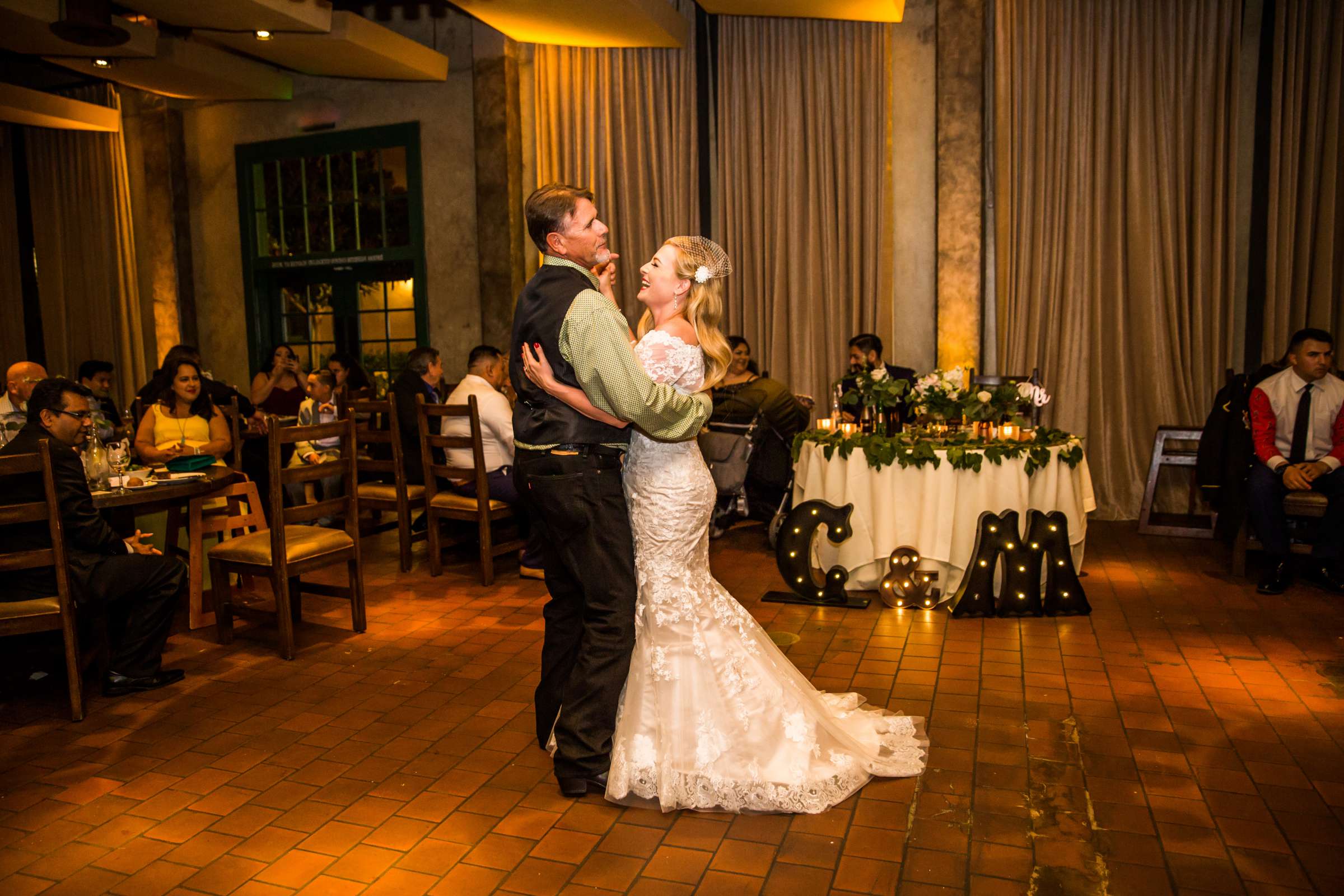 Stone Brewing Liberty Station Wedding coordinated by Willmus Weddings, Christina and Marco Wedding Photo #111 by True Photography