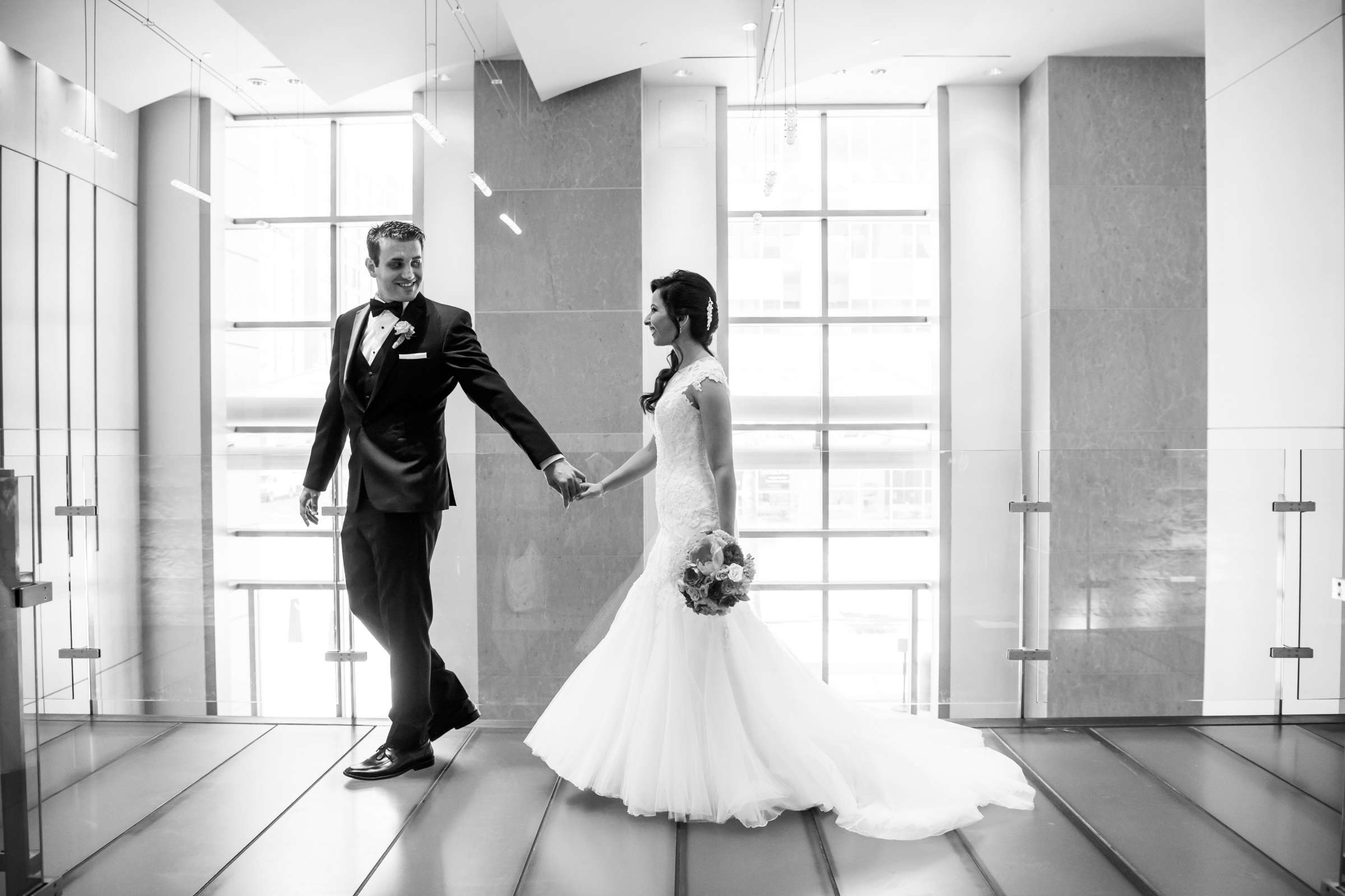 San Diego Central Library Wedding, Stephanie and Omar Wedding Photo #85 by True Photography