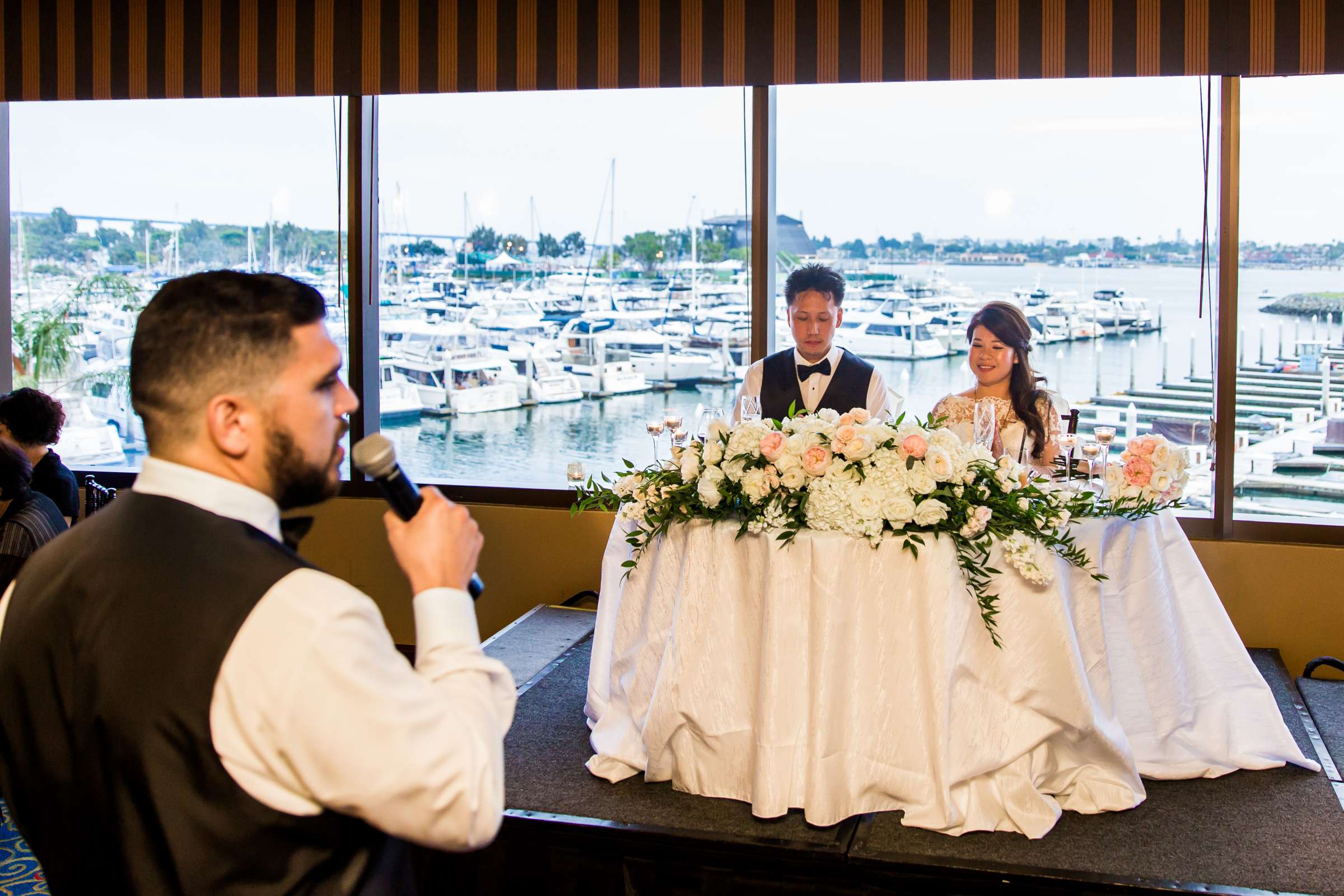 Marriott Marquis San Diego Marina Wedding coordinated by Michelle Elizabeth Events and Design, Minh and Jason Wedding Photo #81 by True Photography