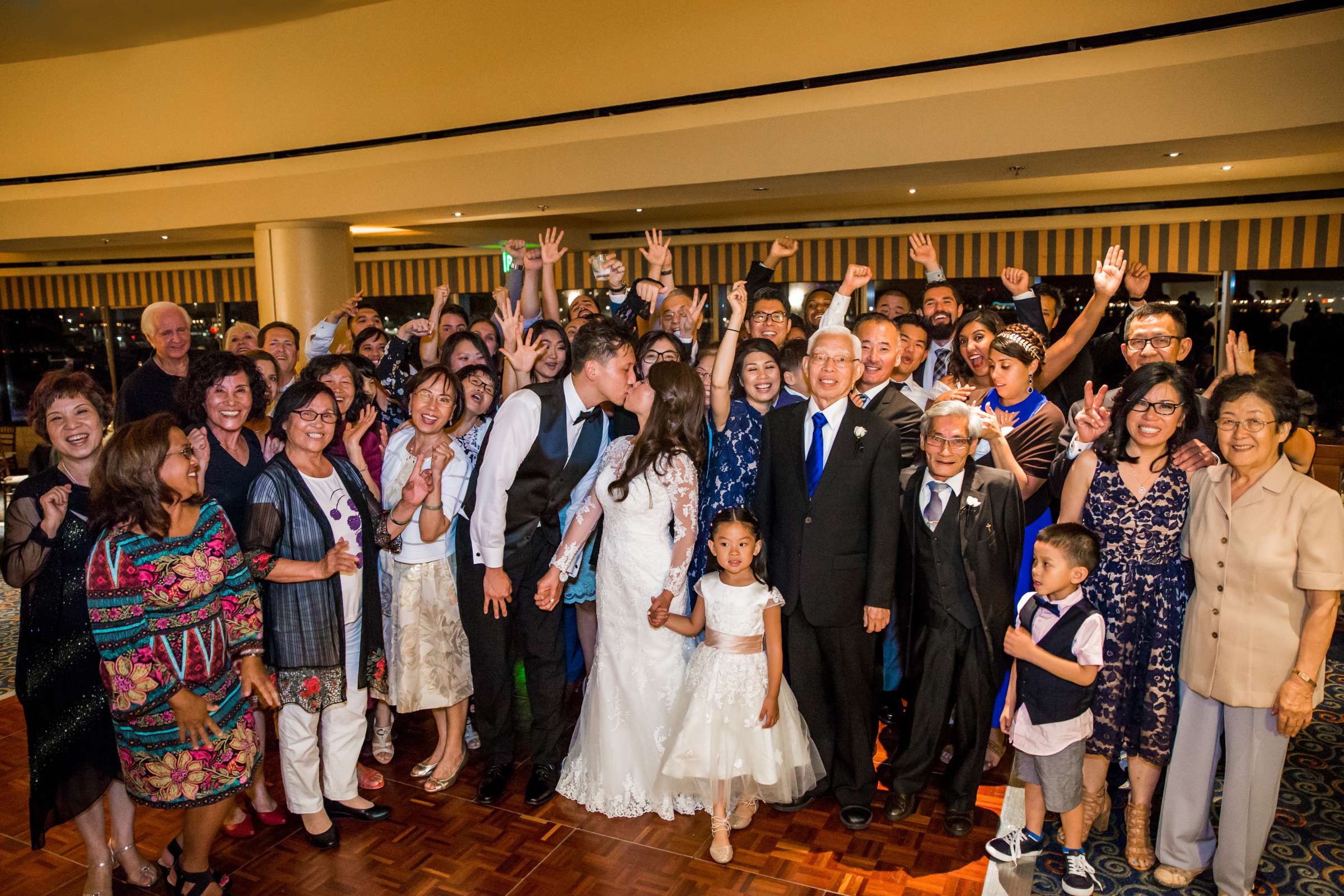 Marriott Marquis San Diego Marina Wedding coordinated by Michelle Elizabeth Events and Design, Minh and Jason Wedding Photo #95 by True Photography