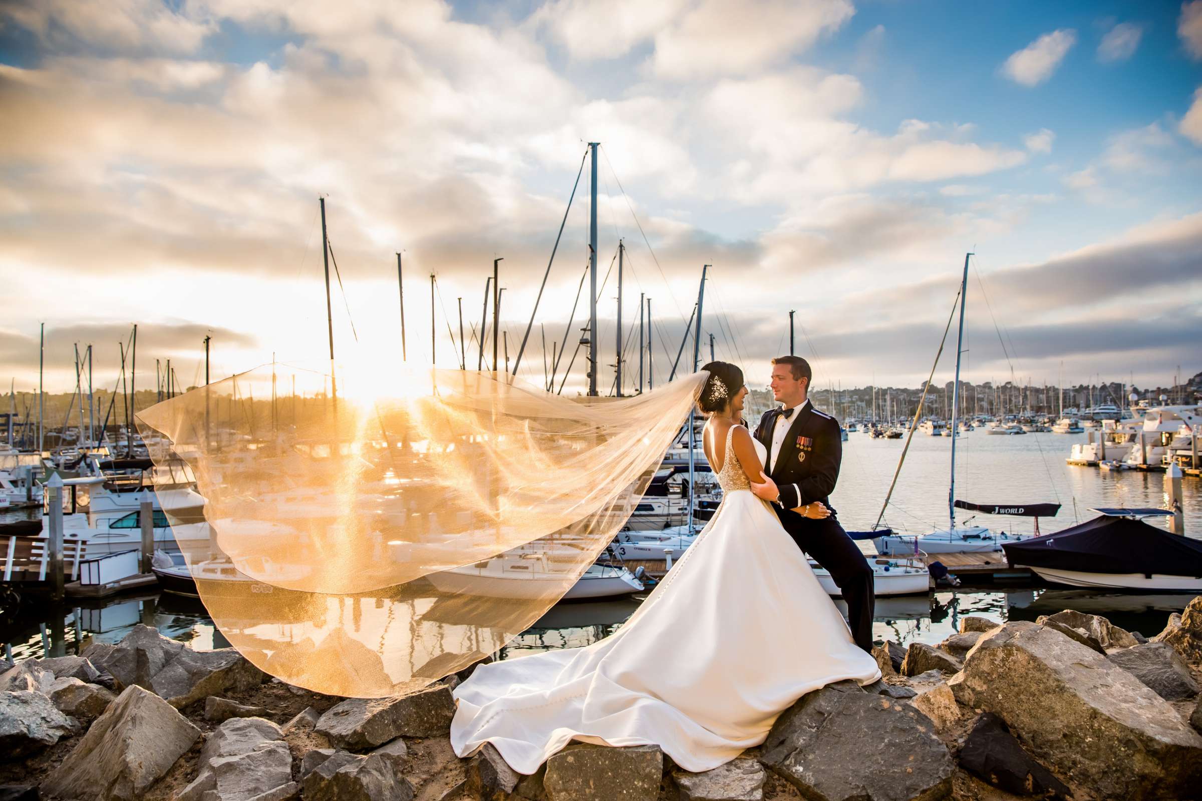 Veil at Humphrey's Half Moon Inn Wedding coordinated by Serendipity Events, Karissa and Matthew Wedding Photo #402920 by True Photography