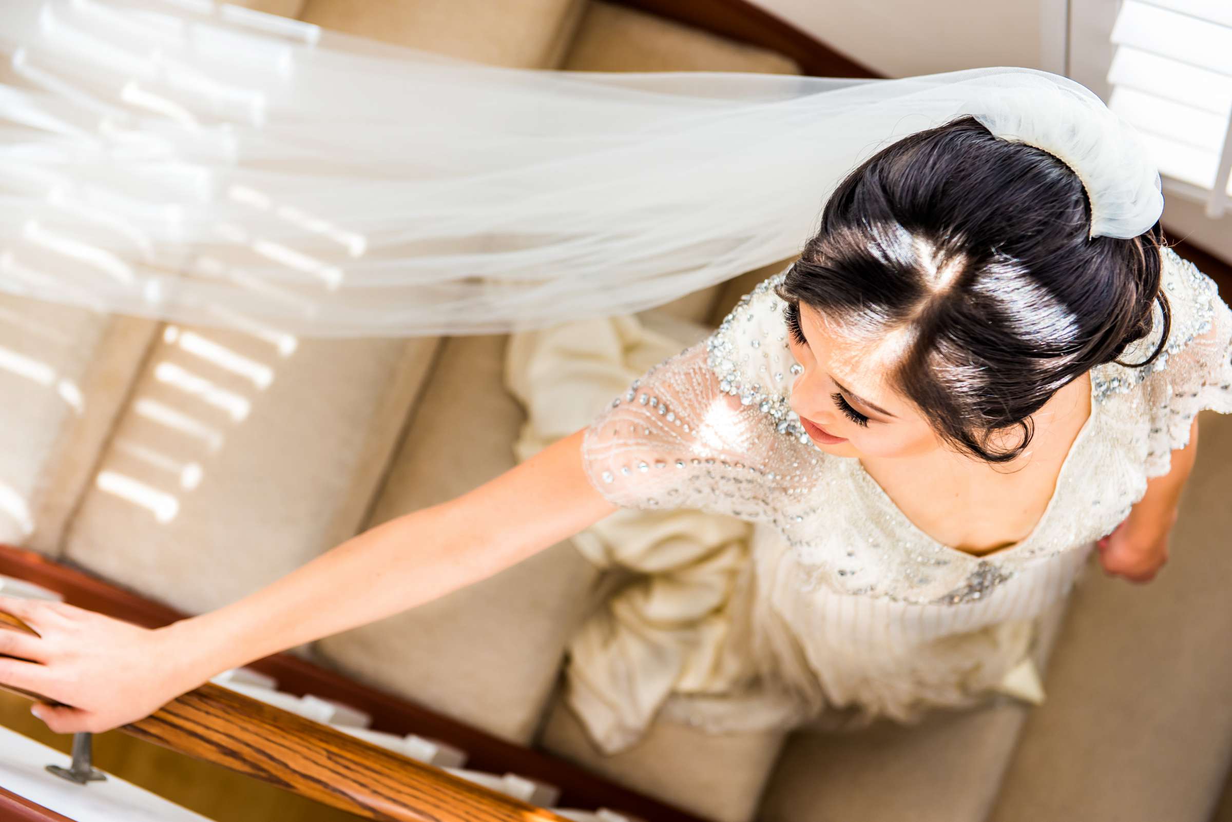 Bride at Jasmine Seafood Restaurant Wedding coordinated by Lavish Weddings, Sandy and Isaac Wedding Photo #406072 by True Photography