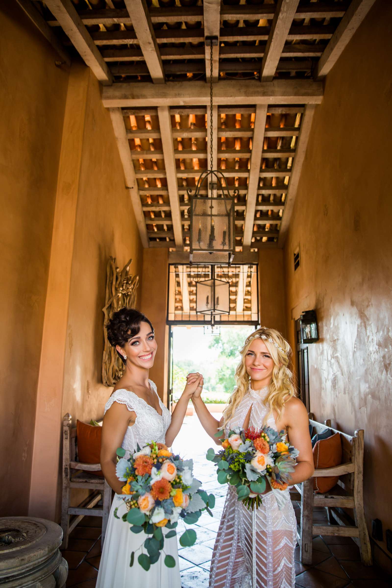 Classical moment at Rancho Valencia Wedding coordinated by Thomas Bui Lifestyle, Kerstin and Lottie Wedding Photo #2 by True Photography