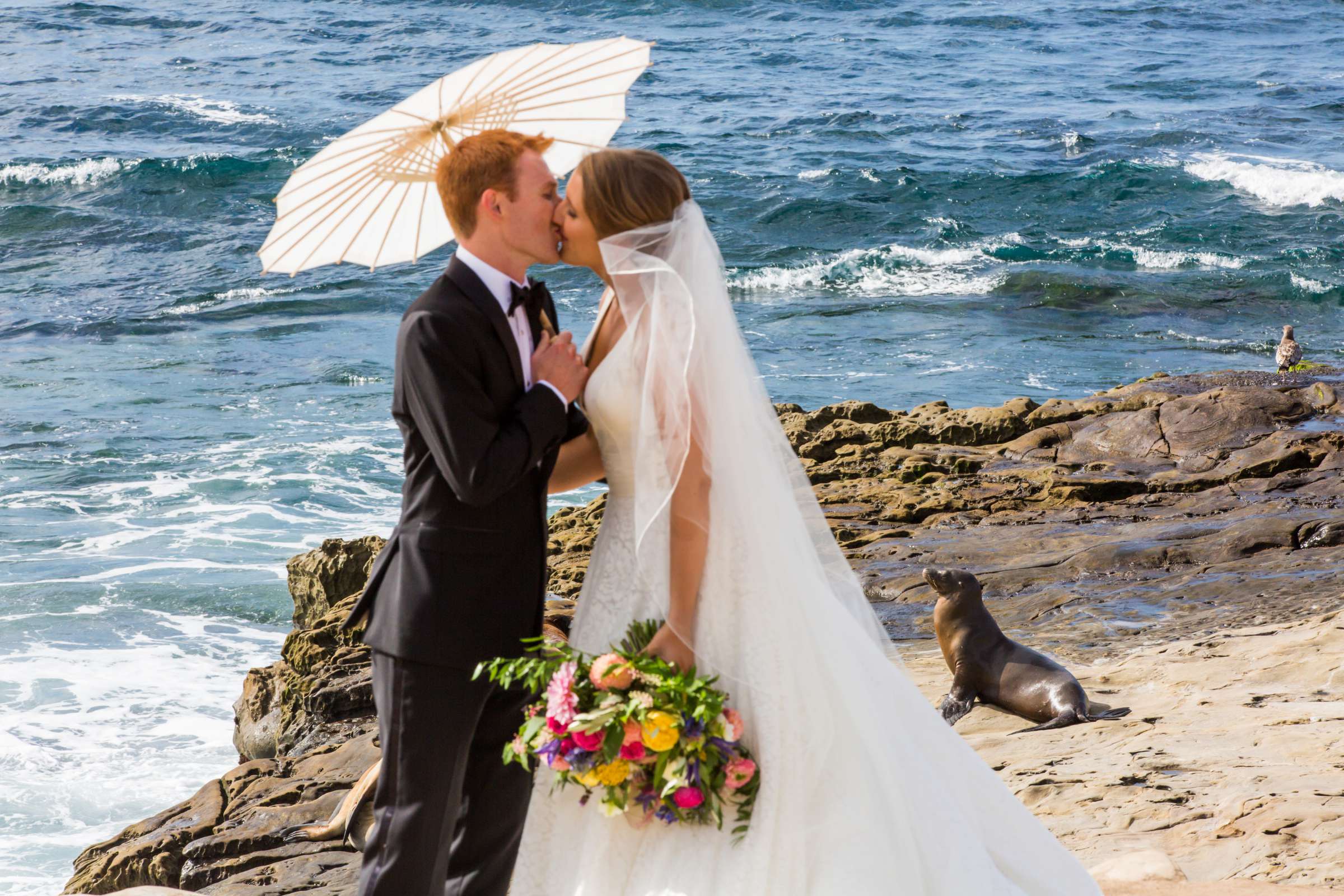 La Valencia Wedding coordinated by Francine Ribeau Events, Caitlin and Andrew Wedding Photo #80 by True Photography