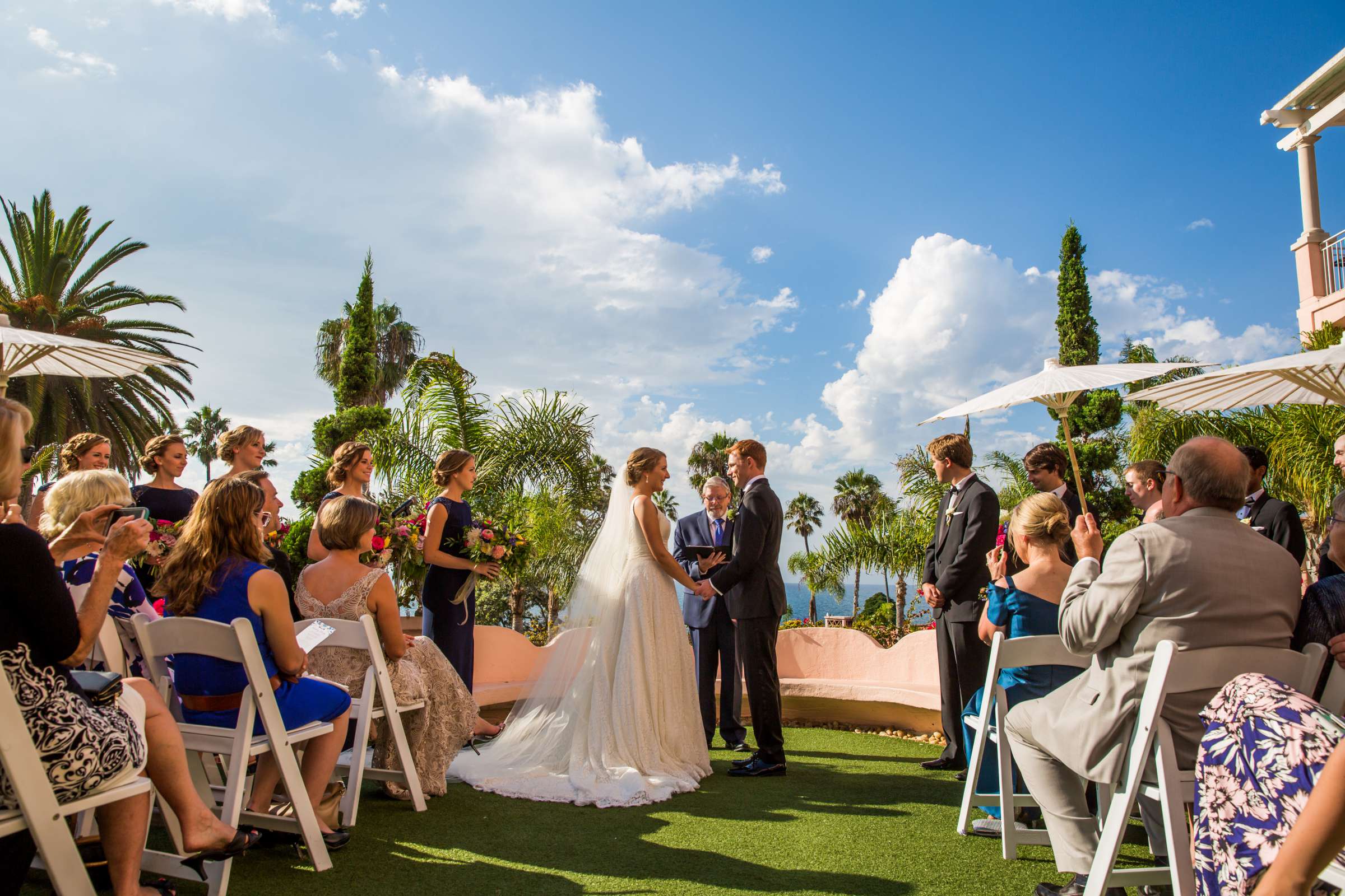 La Valencia Wedding coordinated by Francine Ribeau Events, Caitlin and Andrew Wedding Photo #91 by True Photography