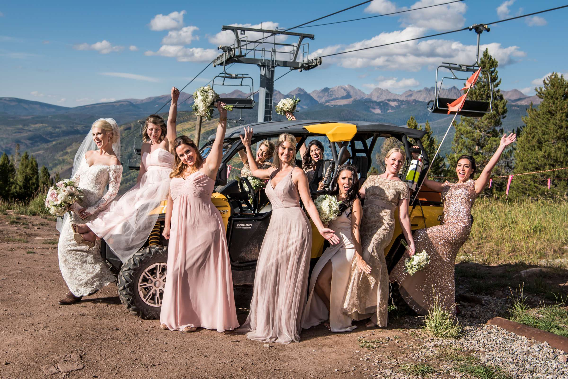 The Vail Wedding Deck Wedding coordinated by Carolyn Moorman, Heidi and Justin Wedding Photo #24 by True Photography