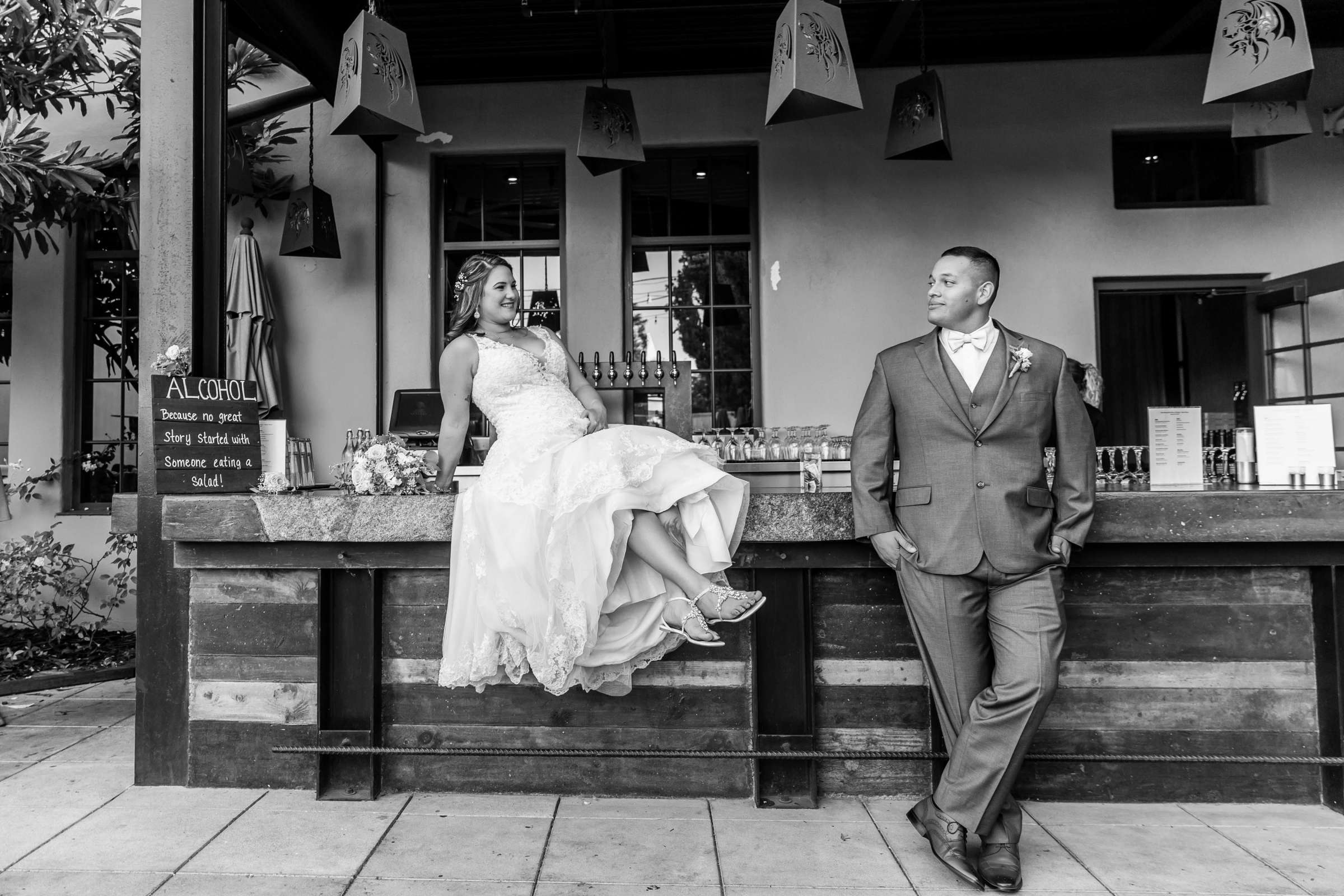 Courtyard by Marriott San Diego Airport/Liberty Station Wedding coordinated by This and That Event Services, Renae and Adrian Wedding Photo #10 by True Photography