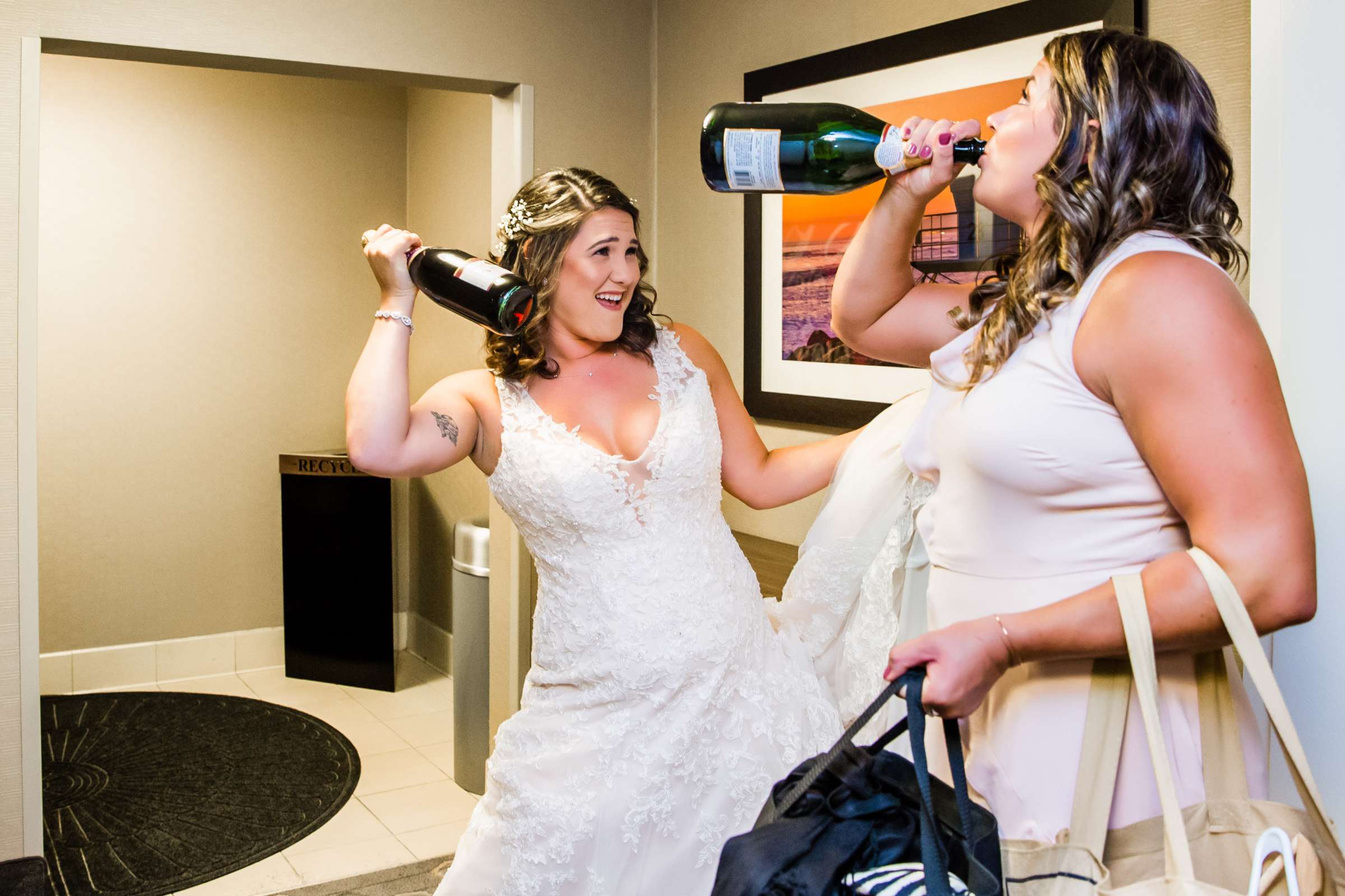 Courtyard by Marriott San Diego Airport/Liberty Station Wedding coordinated by This and That Event Services, Renae and Adrian Wedding Photo #42 by True Photography