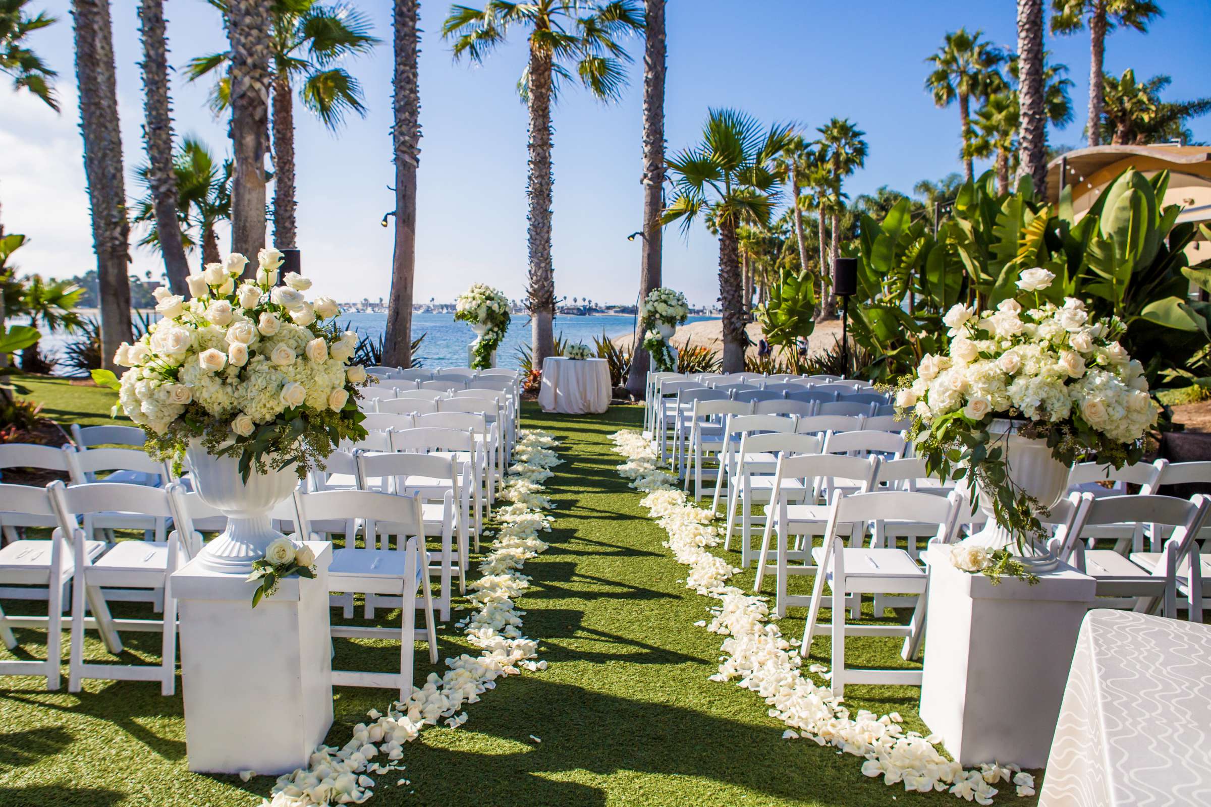 Ceremony at Paradise Point Wedding coordinated by Aquilone Events, Amanda and Travis Wedding Photo #418327 by True Photography