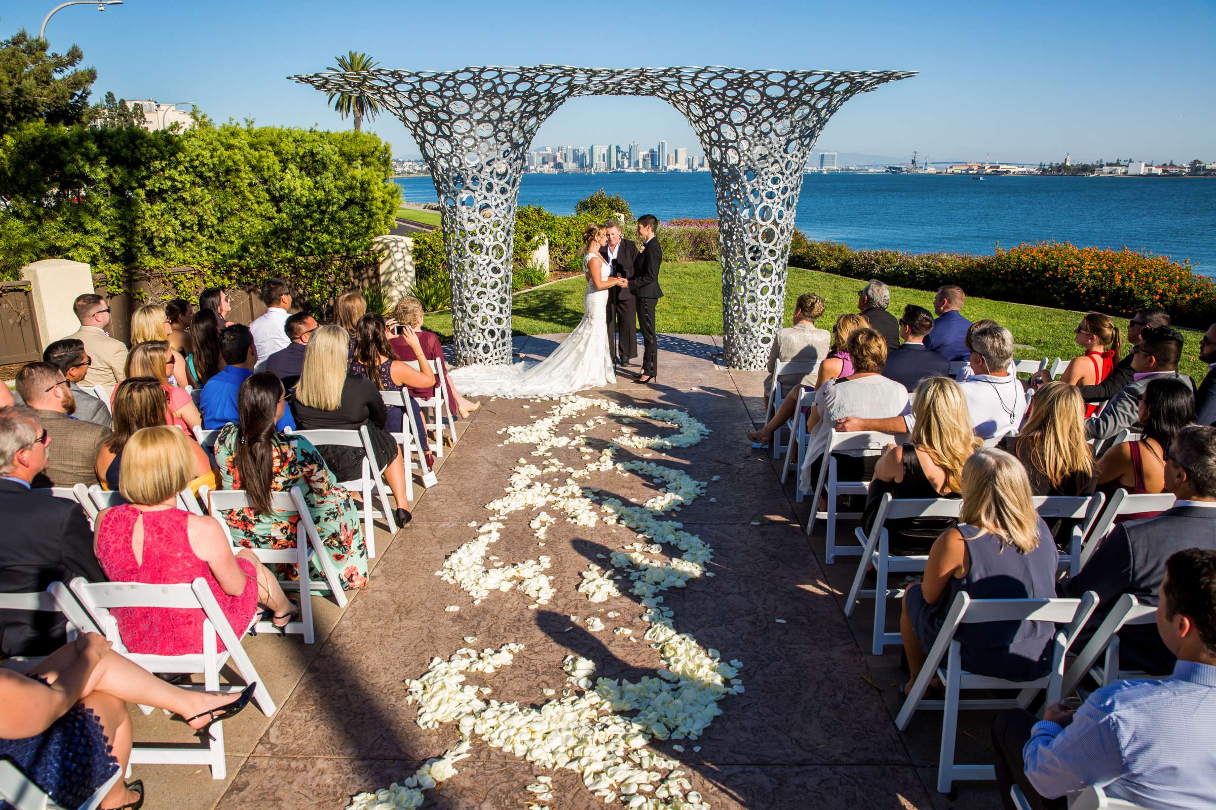 Tom Ham's Lighthouse Wedding coordinated by Aquilone Events, Angela and Ellen Wedding Photo #420637 by True Photography