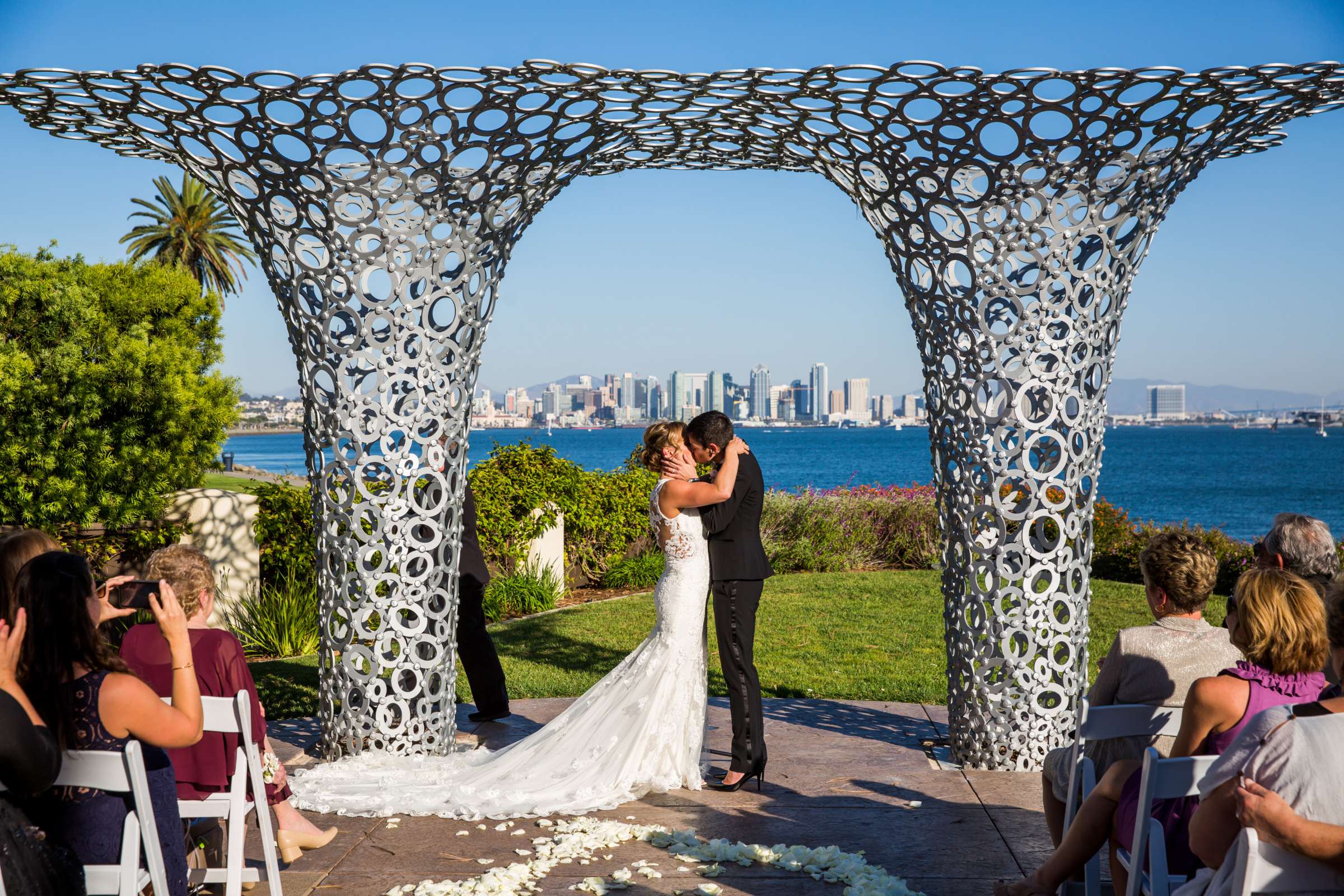 Tom Ham's Lighthouse Wedding coordinated by Aquilone Events, Angela and Ellen Wedding Photo #420750 by True Photography