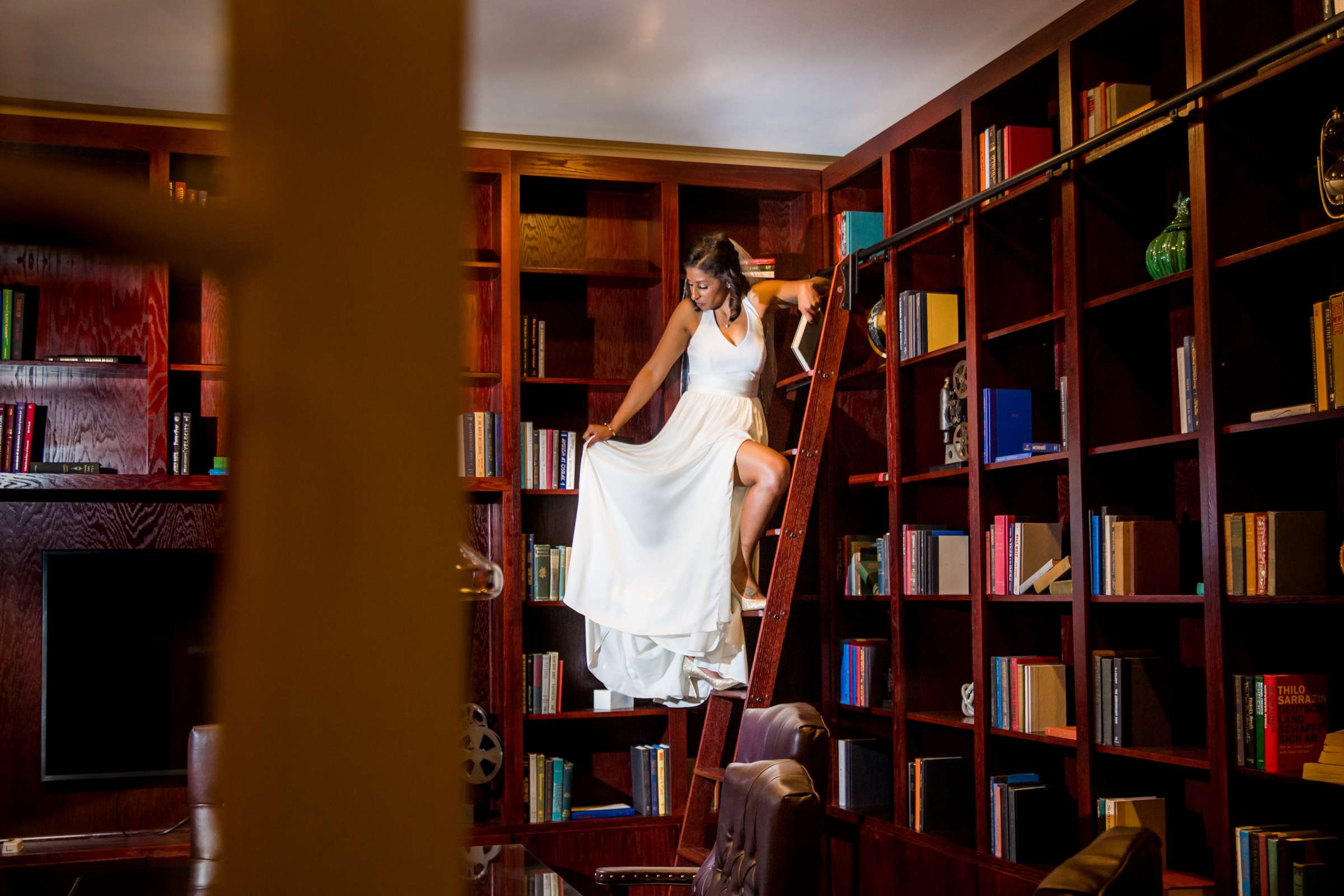 Bride at The Lafayette Hotel San Diego Wedding coordinated by Serendipity Events, Christian and Daniel Wedding Photo #1 by True Photography