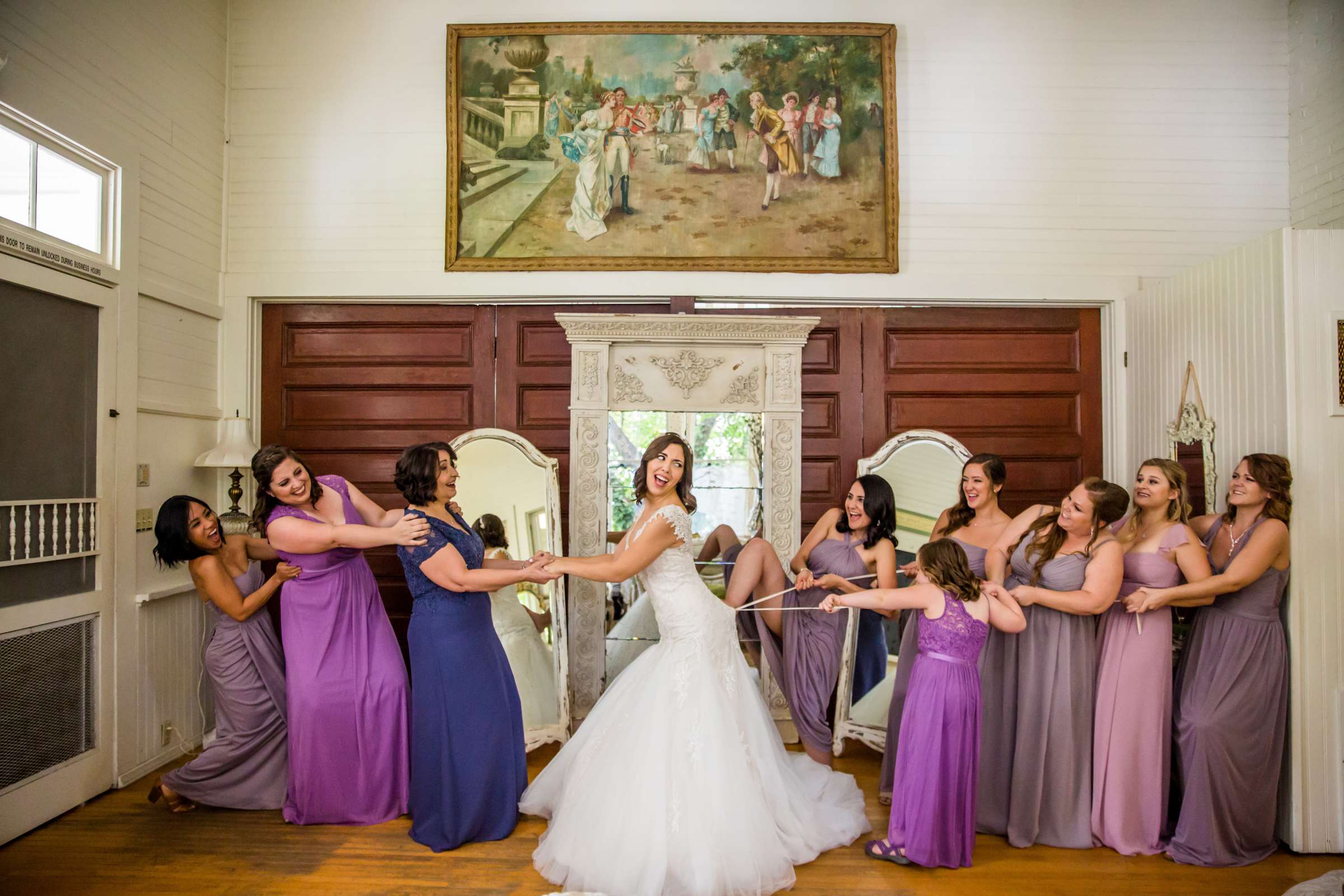 Getting Ready, Bridesmaids at Green Gables Wedding Estate Wedding, Amanda and Ramiro Wedding Photo #425026 by True Photography