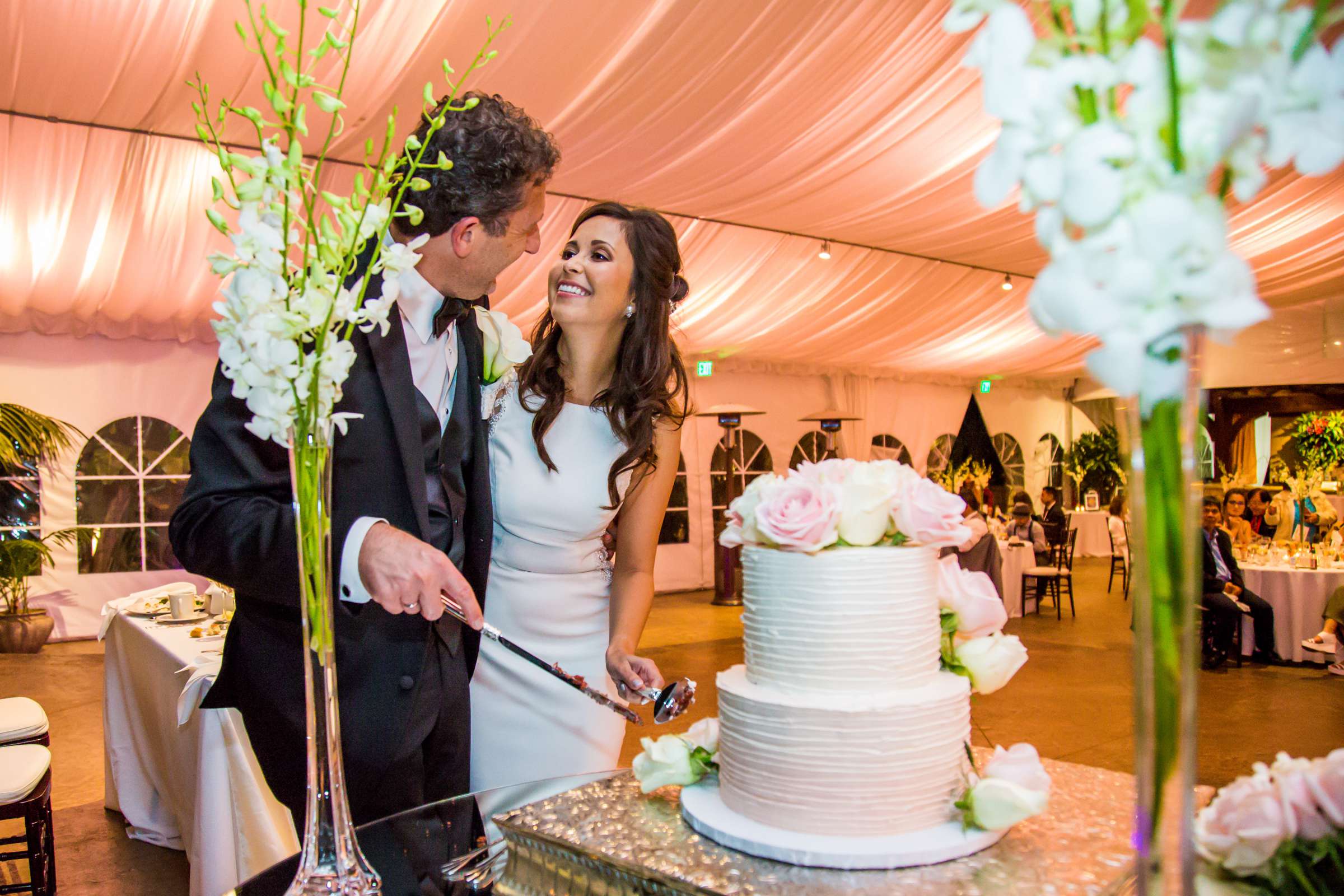 Cake Cutting at Grand Tradition Estate Wedding, May and William Wedding Photo #431641 by True Photography