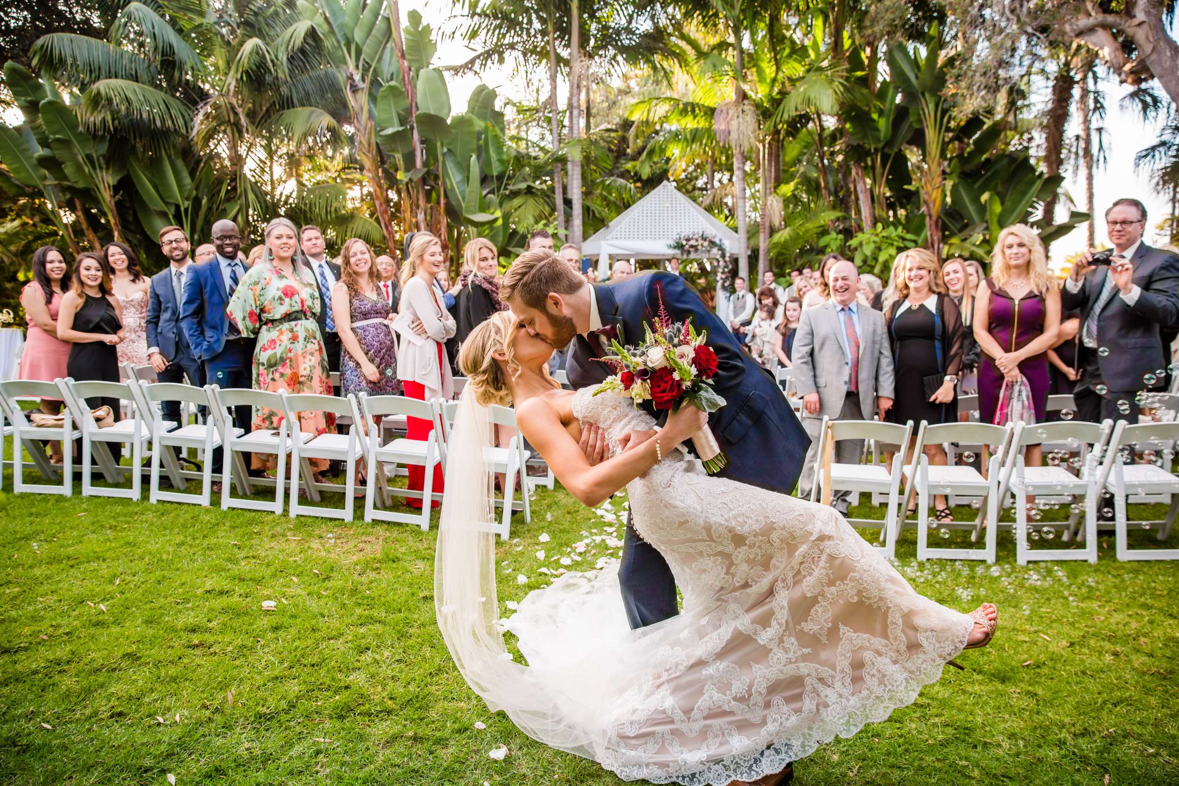 Ceremony at Bahia Hotel Wedding, Chelsea and William Wedding Photo #74 by True Photography