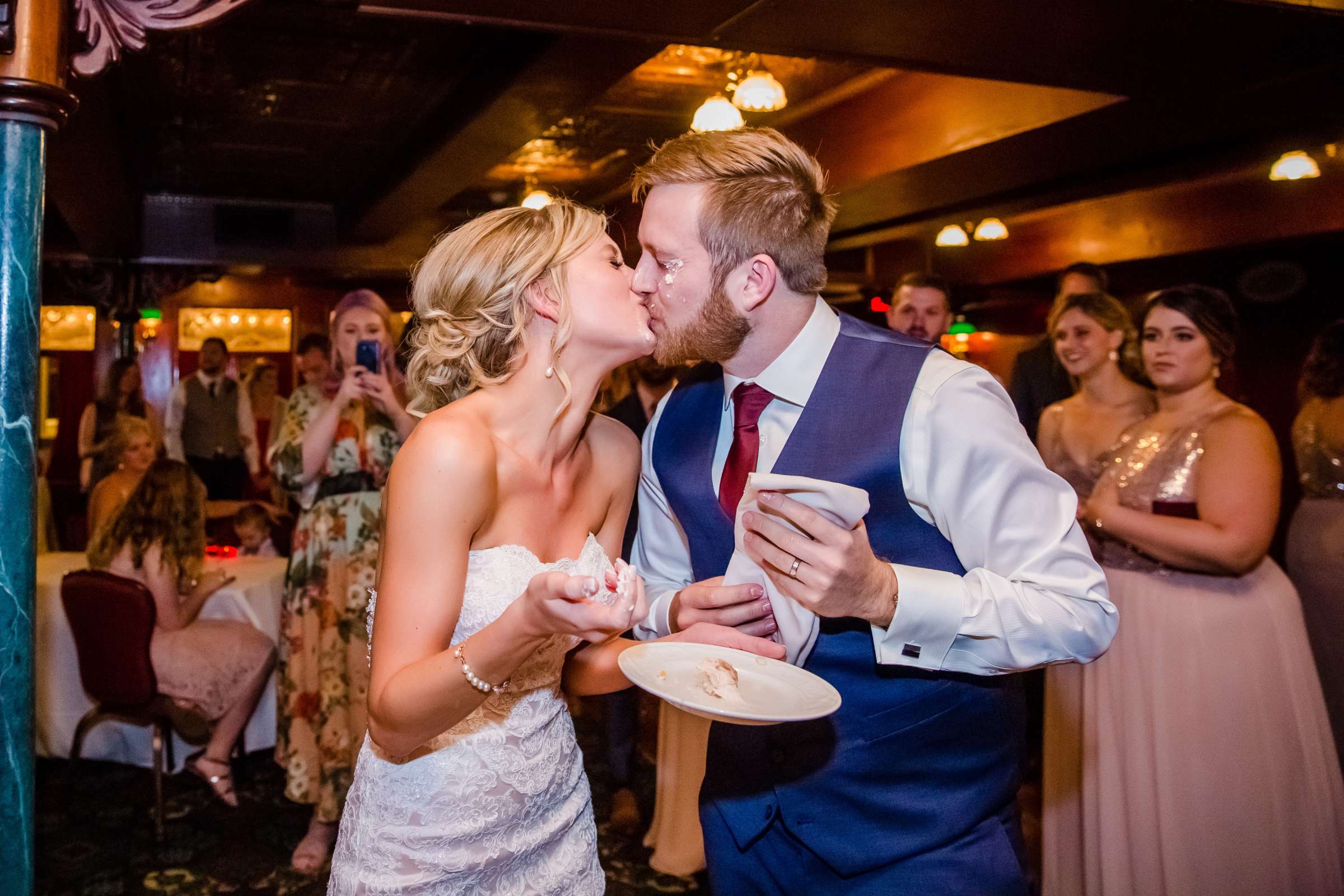 Cake Cutting at Bahia Hotel Wedding, Chelsea and William Wedding Photo #121 by True Photography