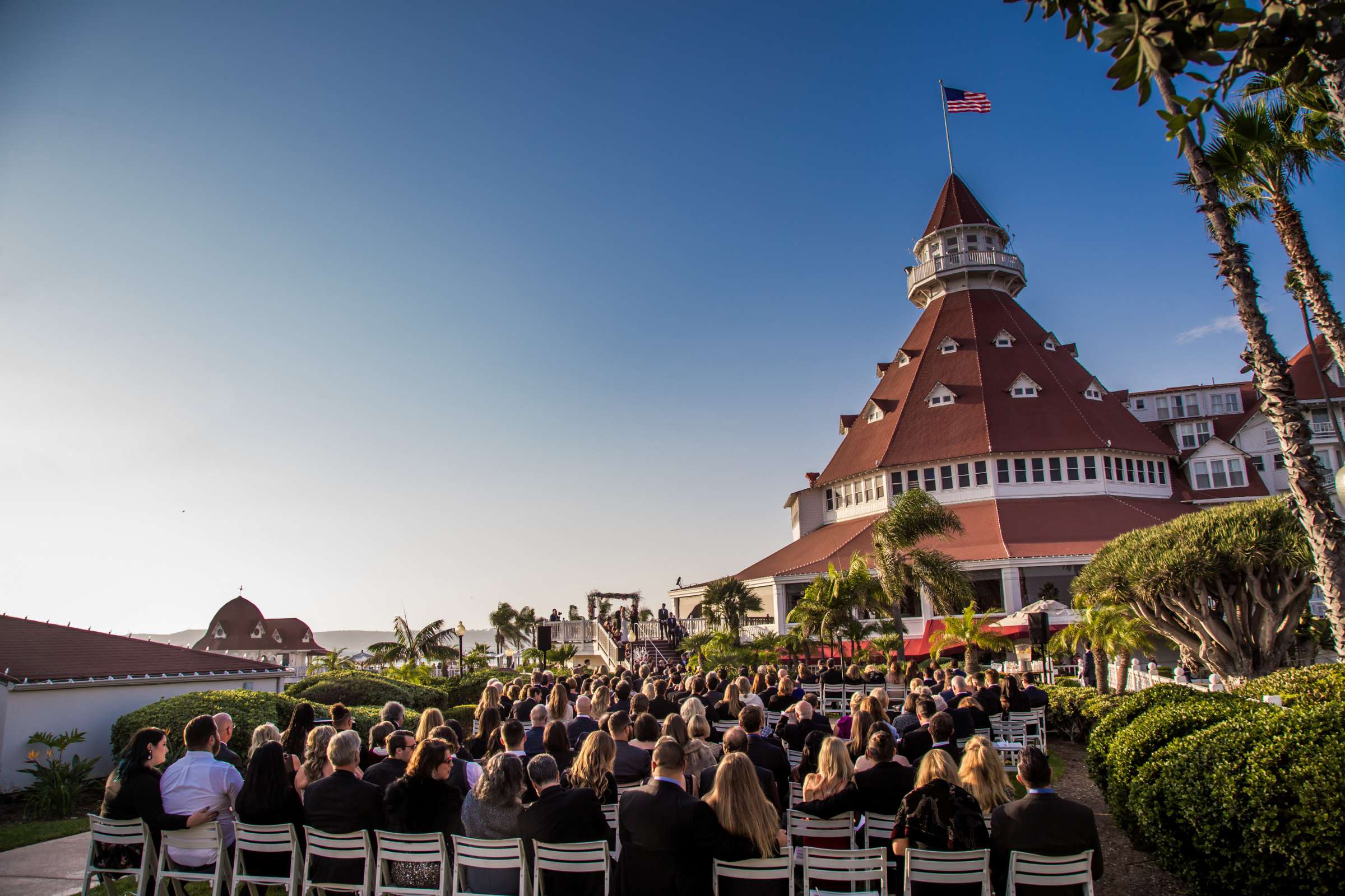 Ceremony at Hotel Del Coronado Wedding coordinated by Creative Occasions, Stephanie and Tyler Wedding Photo #82 by True Photography