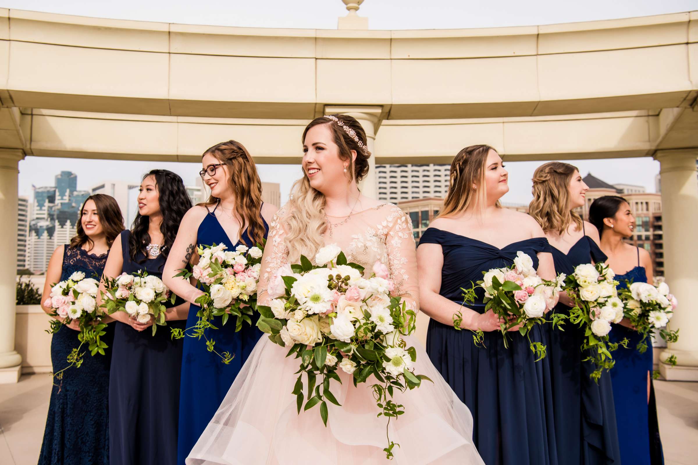 Manchester Grand Hyatt San Diego Wedding coordinated by Adore Wedding Design, Sarah and Jeremiah Wedding Photo #443827 by True Photography