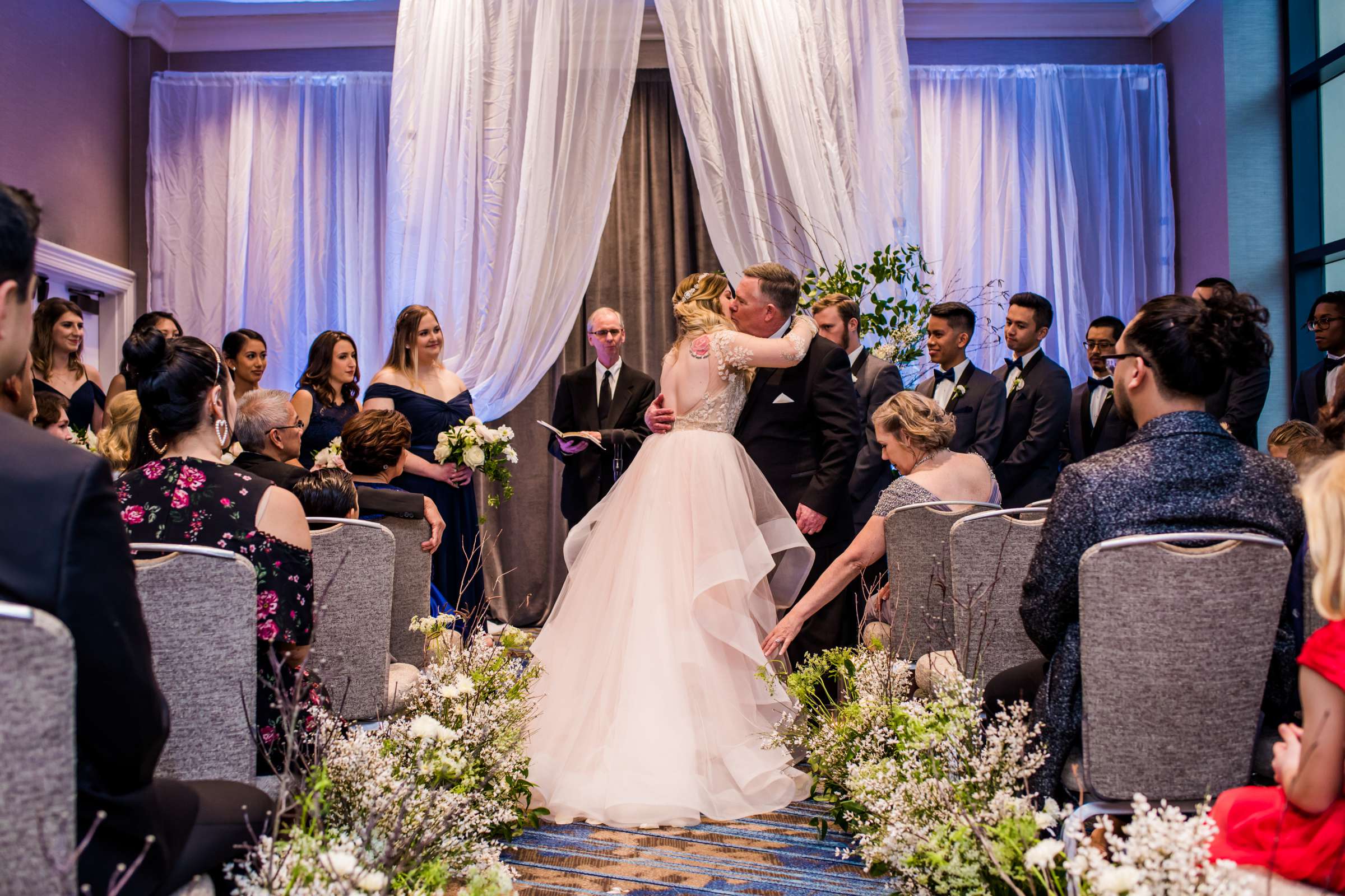 Manchester Grand Hyatt San Diego Wedding coordinated by Adore Wedding Design, Sarah and Jeremiah Wedding Photo #443851 by True Photography