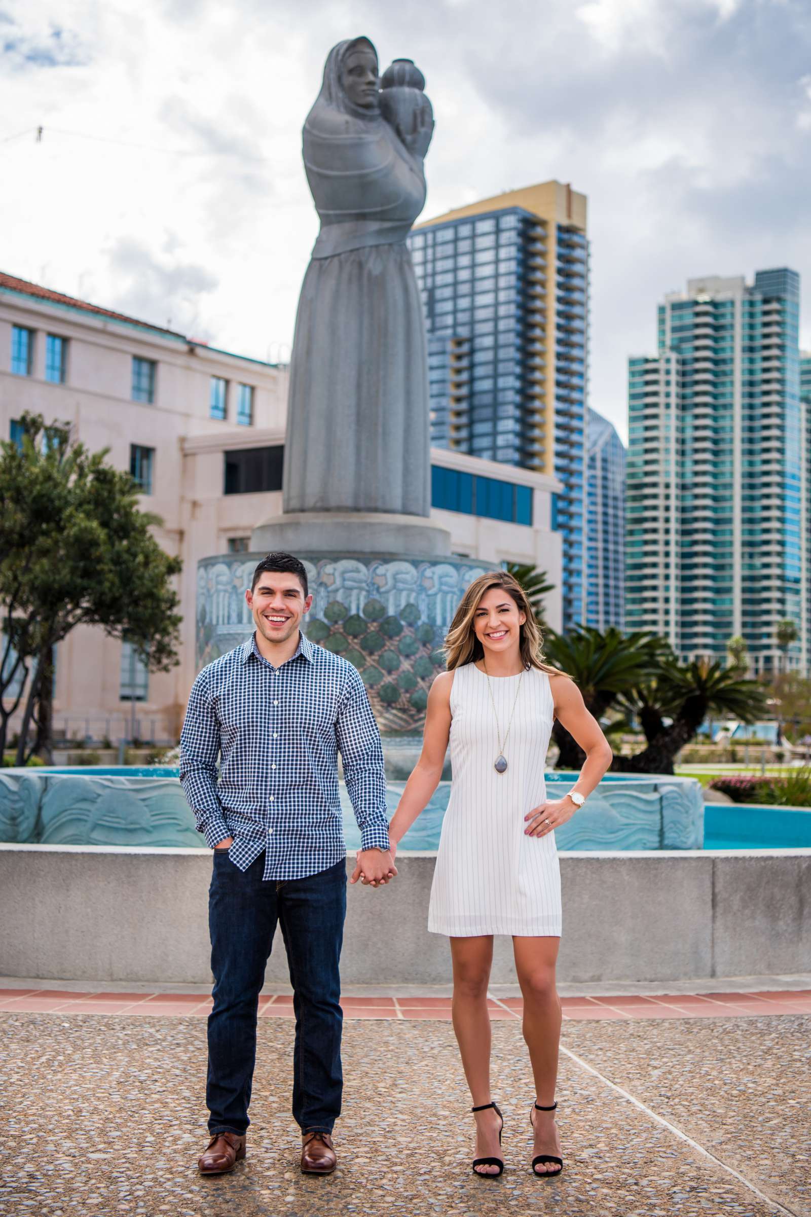 San Diego Courthouse Engagement, Amanda and Stephano Engagement Photo #16 by True Photography