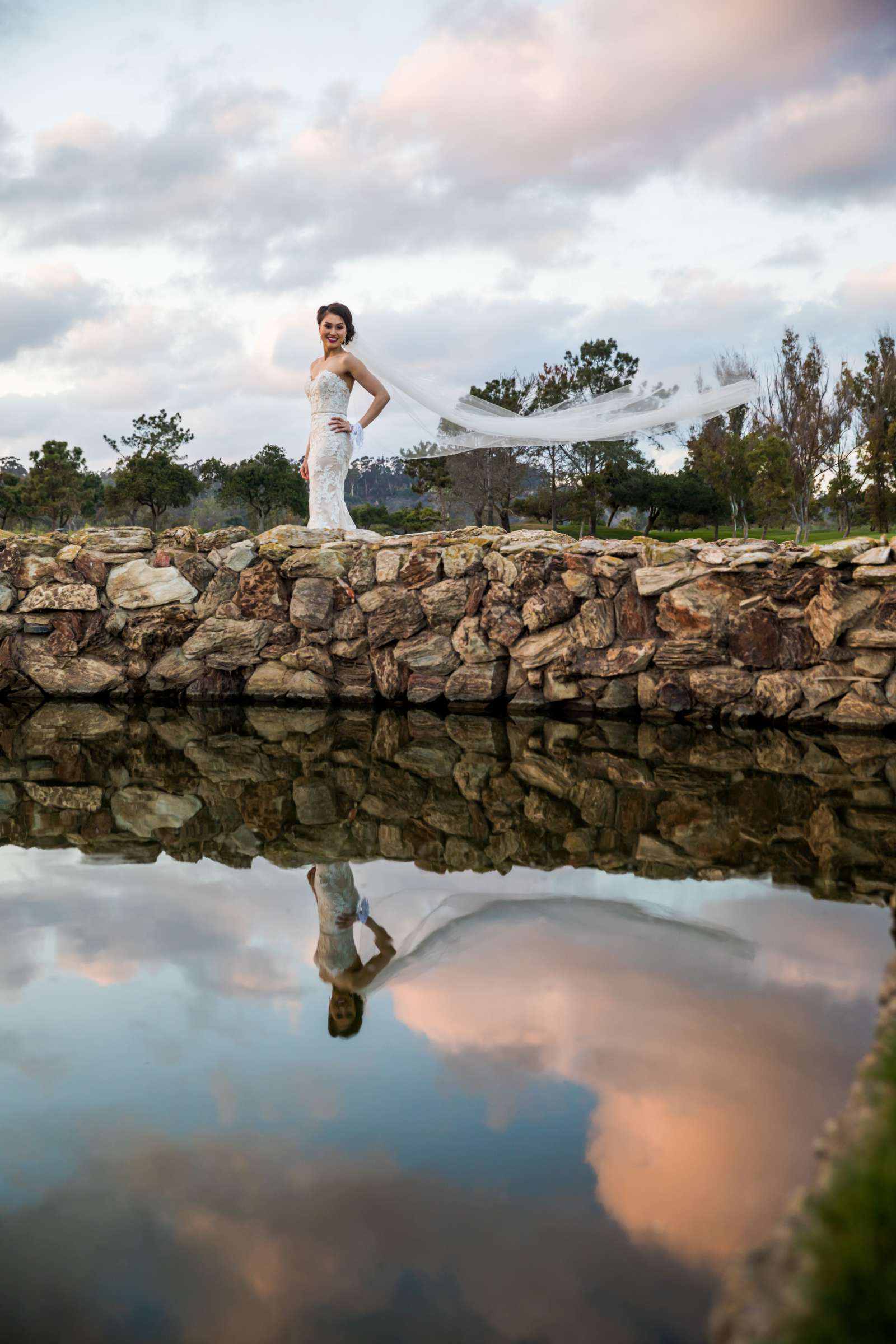 Reflection at Fairbanks Ranch Country Club Wedding coordinated by Lavish Weddings, Monawan and Jason Wedding Photo #20 by True Photography