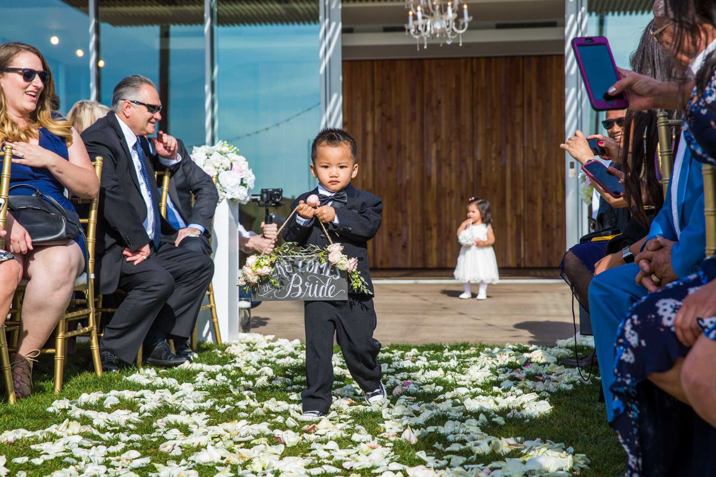 Scripps Seaside Forum Wedding coordinated by Lavish Weddings, Krystle and Justin Wedding Photo #453312 by True Photography