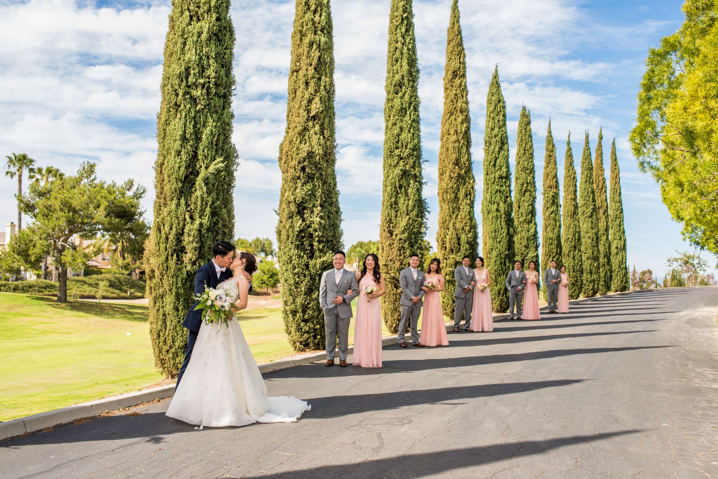 Bridal Party at Carmel Mountain Ranch Wedding, Stella and Antonio Wedding Photo #458289 by True Photography