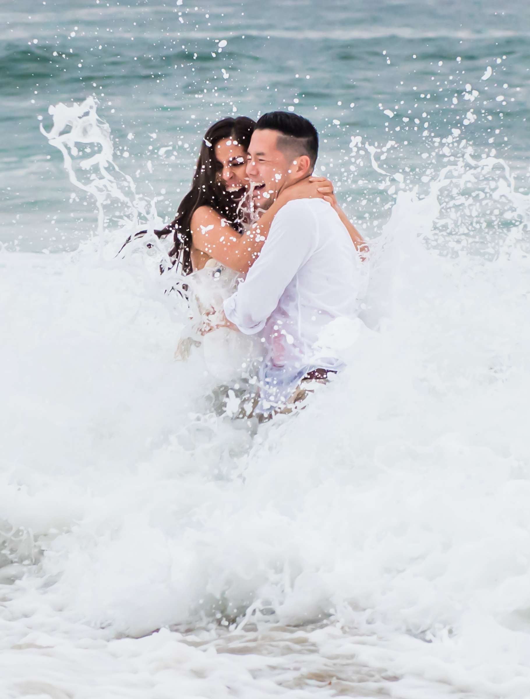 Trash The Dress at Engagement, Gina and Jim Engagement Photo #17 by True Photography