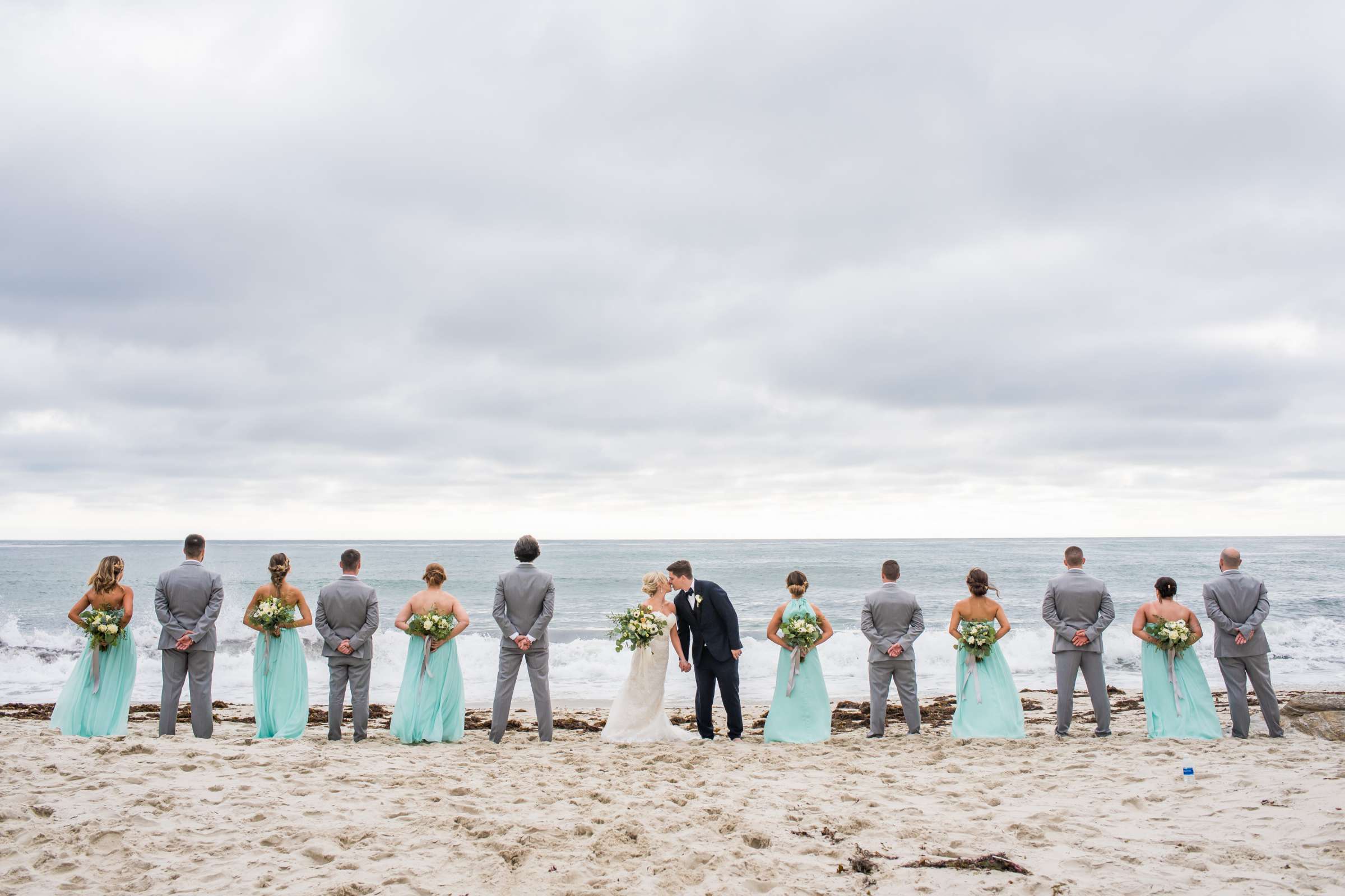 La Jolla Cove Rooftop Wedding, Kristen and Anthony Wedding Photo #11 by True Photography