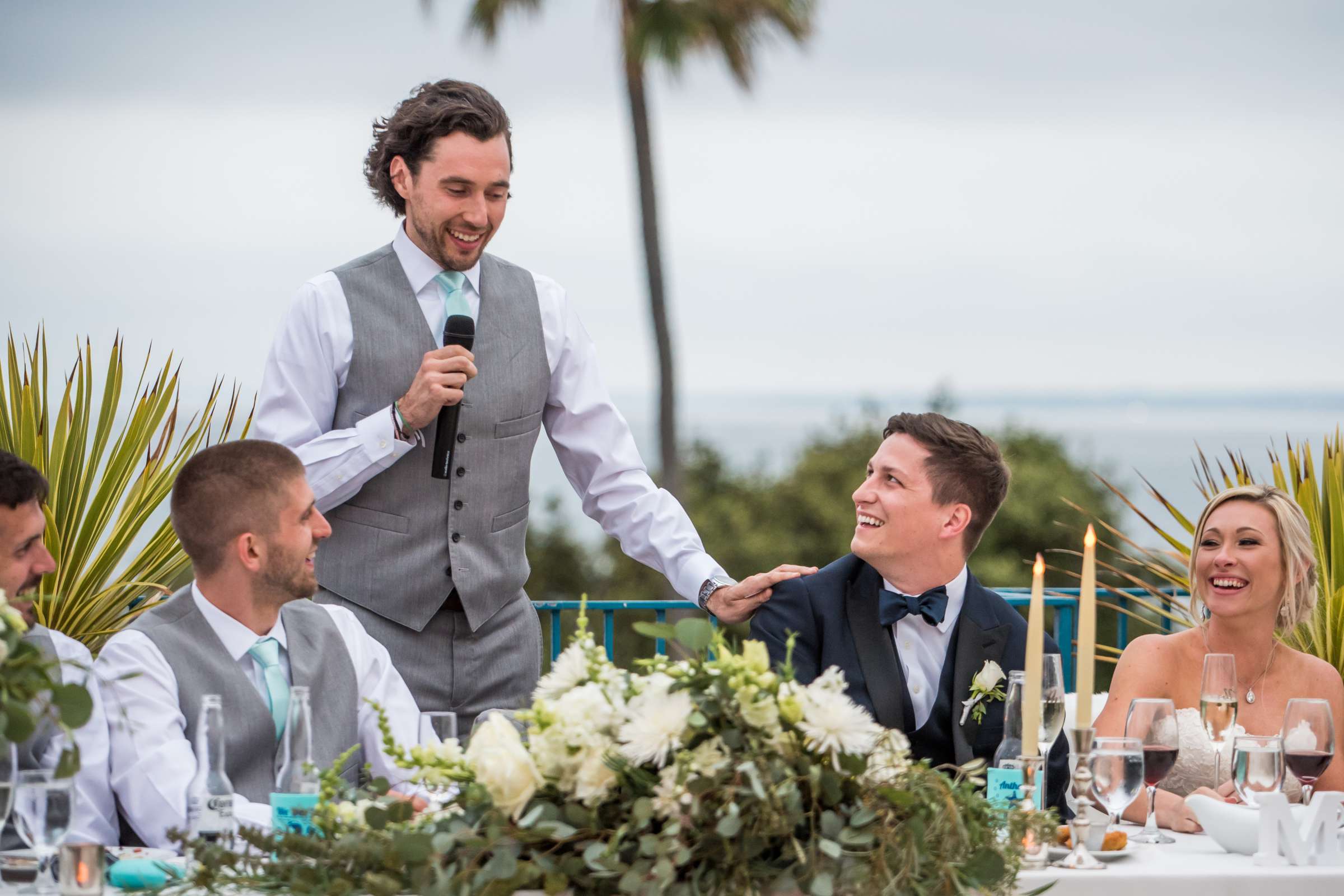 La Jolla Cove Rooftop Wedding, Kristen and Anthony Wedding Photo #119 by True Photography