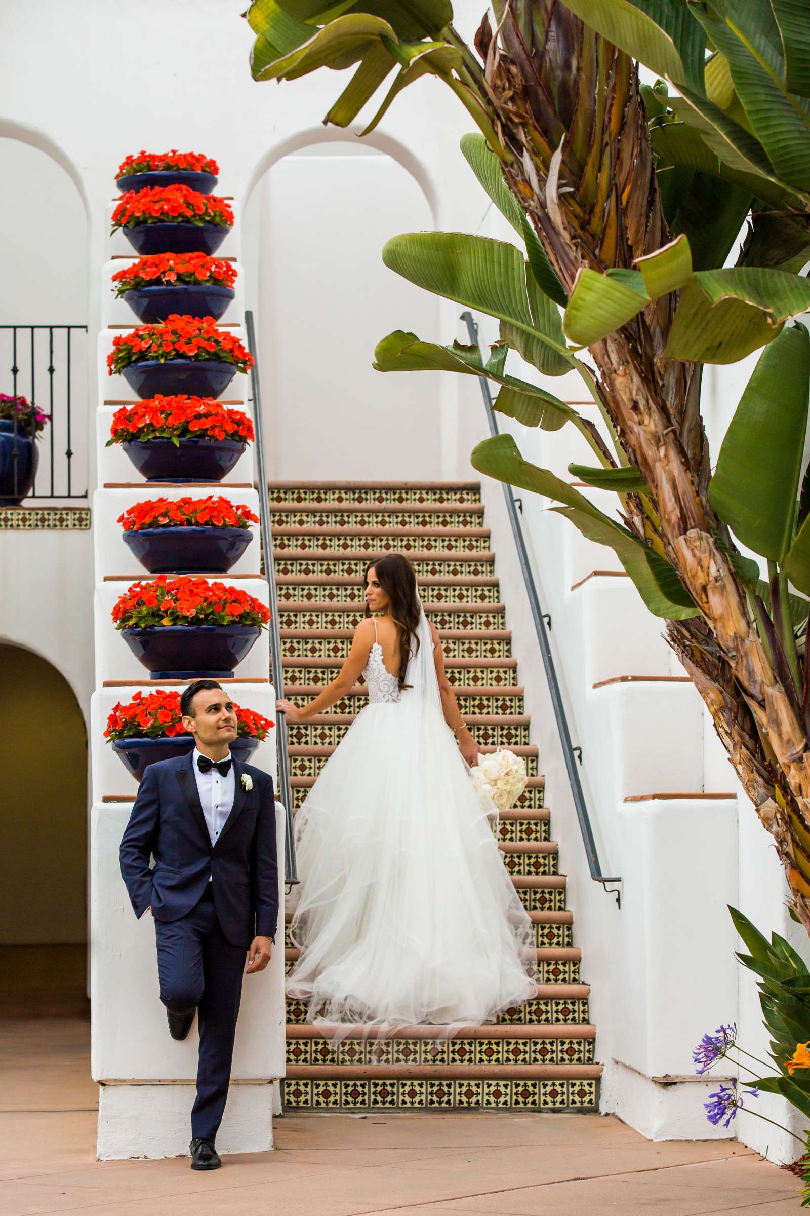 Omni La Costa Resort & Spa Wedding coordinated by Fabulous Two Design, Kristyn and Mani Wedding Photo #3 by True Photography