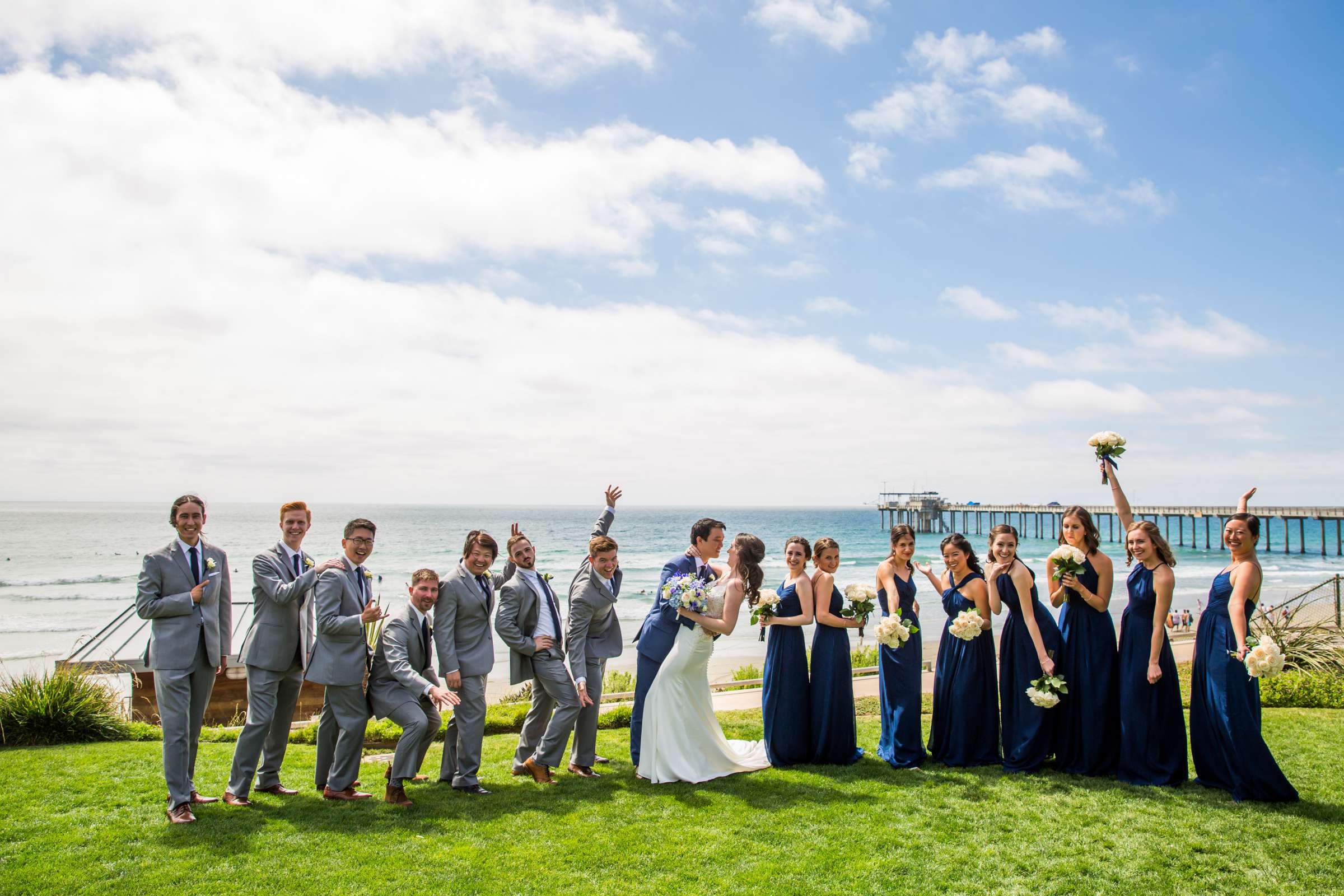 Scripps Seaside Forum Wedding coordinated by A Perfect Day With Renee, Caitlin and Christopher Wedding Photo #59 by True Photography