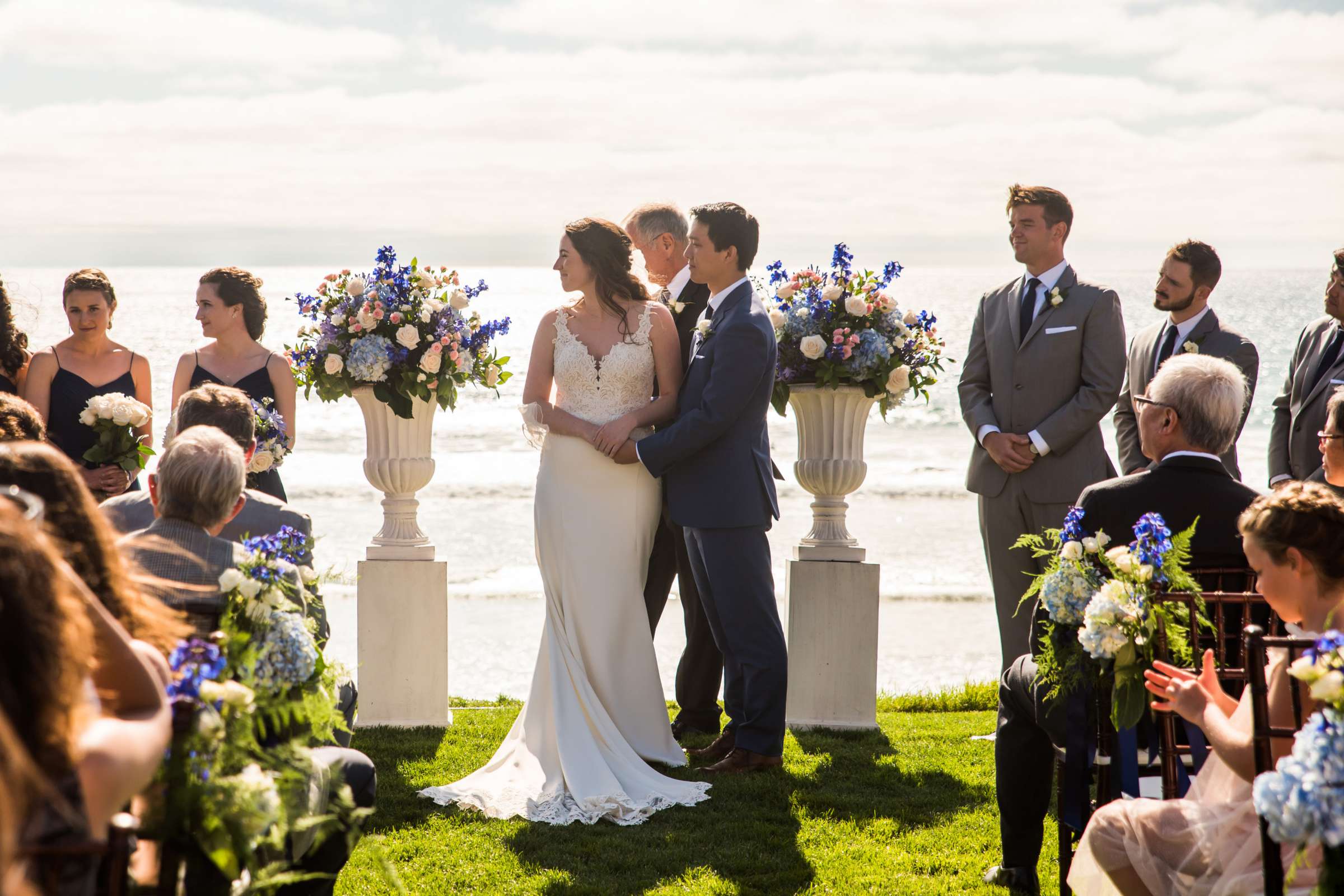 Scripps Seaside Forum Wedding coordinated by A Perfect Day With Renee, Caitlin and Christopher Wedding Photo #86 by True Photography