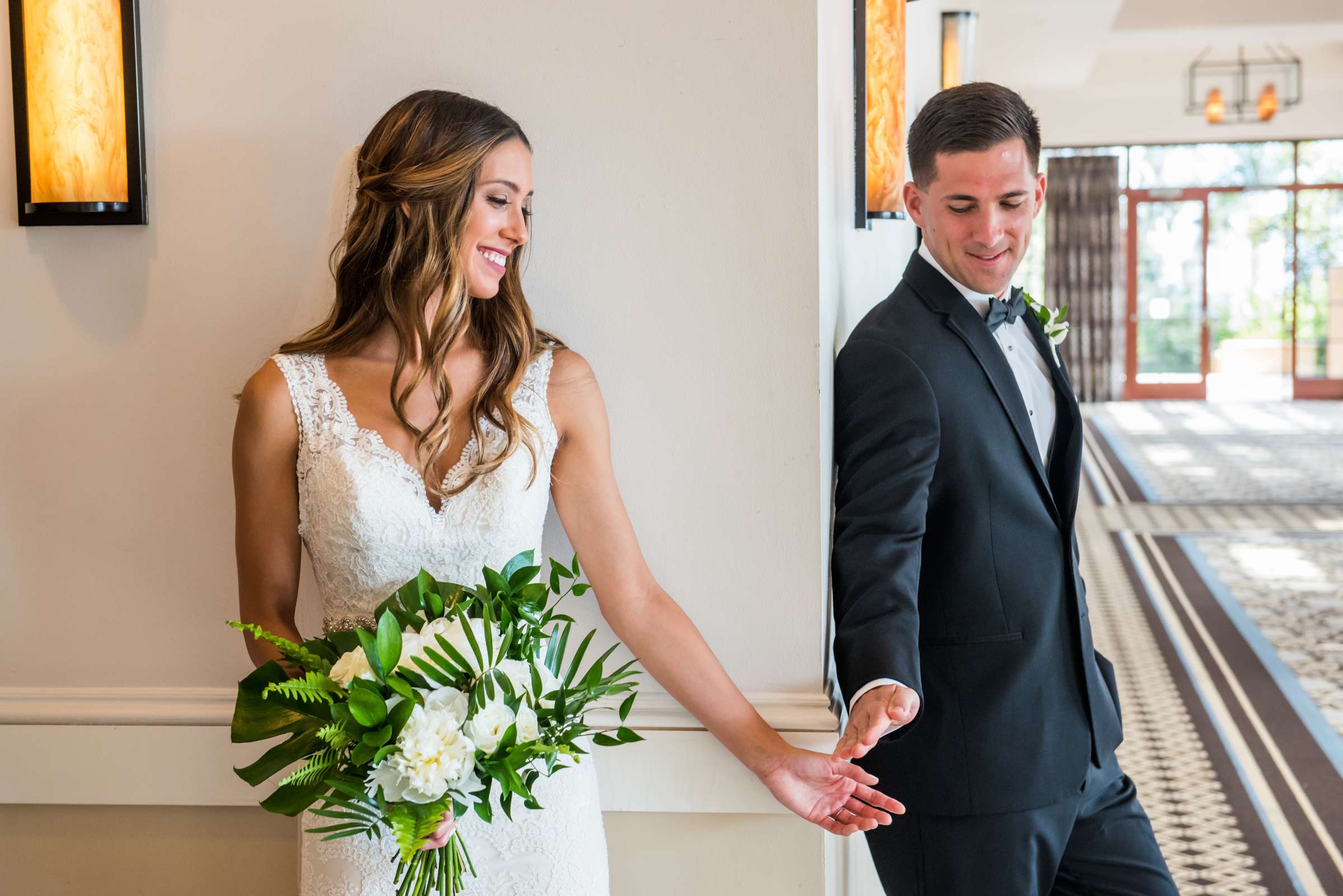 First Look at Sheraton Carlsbad Resort and Spa Wedding coordinated by Sweet Blossom Weddings, Tayla and Andrew Wedding Photo #479839 by True Photography