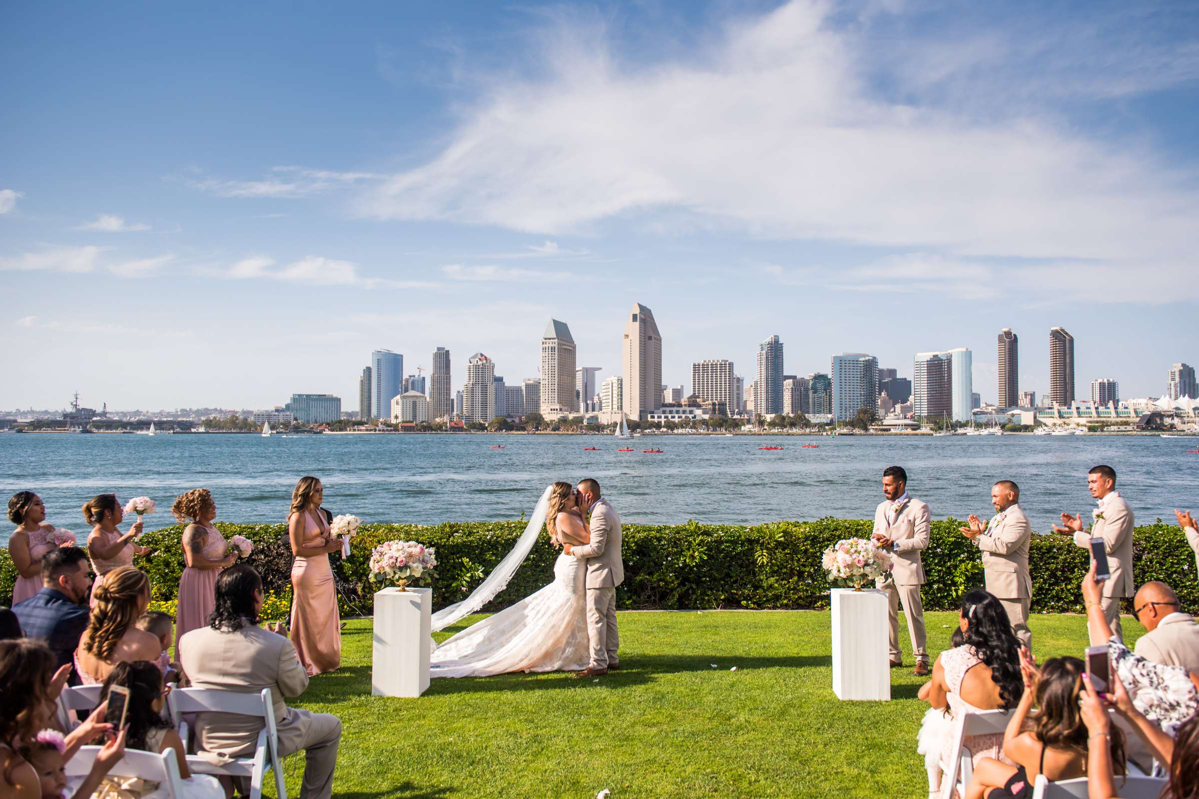 Fiesta Hall Wedding coordinated by At Your Side Planning, Jennifer and Johnny Wedding Photo #34 by True Photography