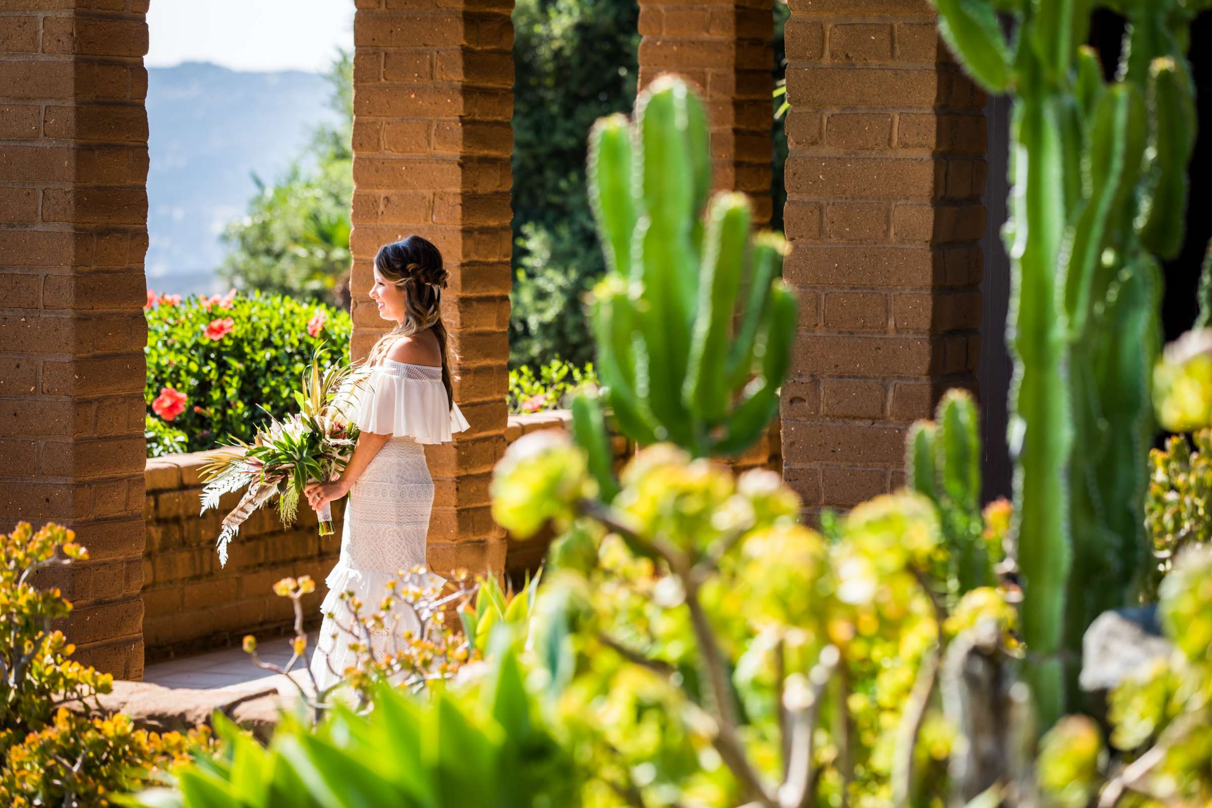 Bride at Condors Nest Ranch Wedding, Nicole and Mark Wedding Photo #488682 by True Photography