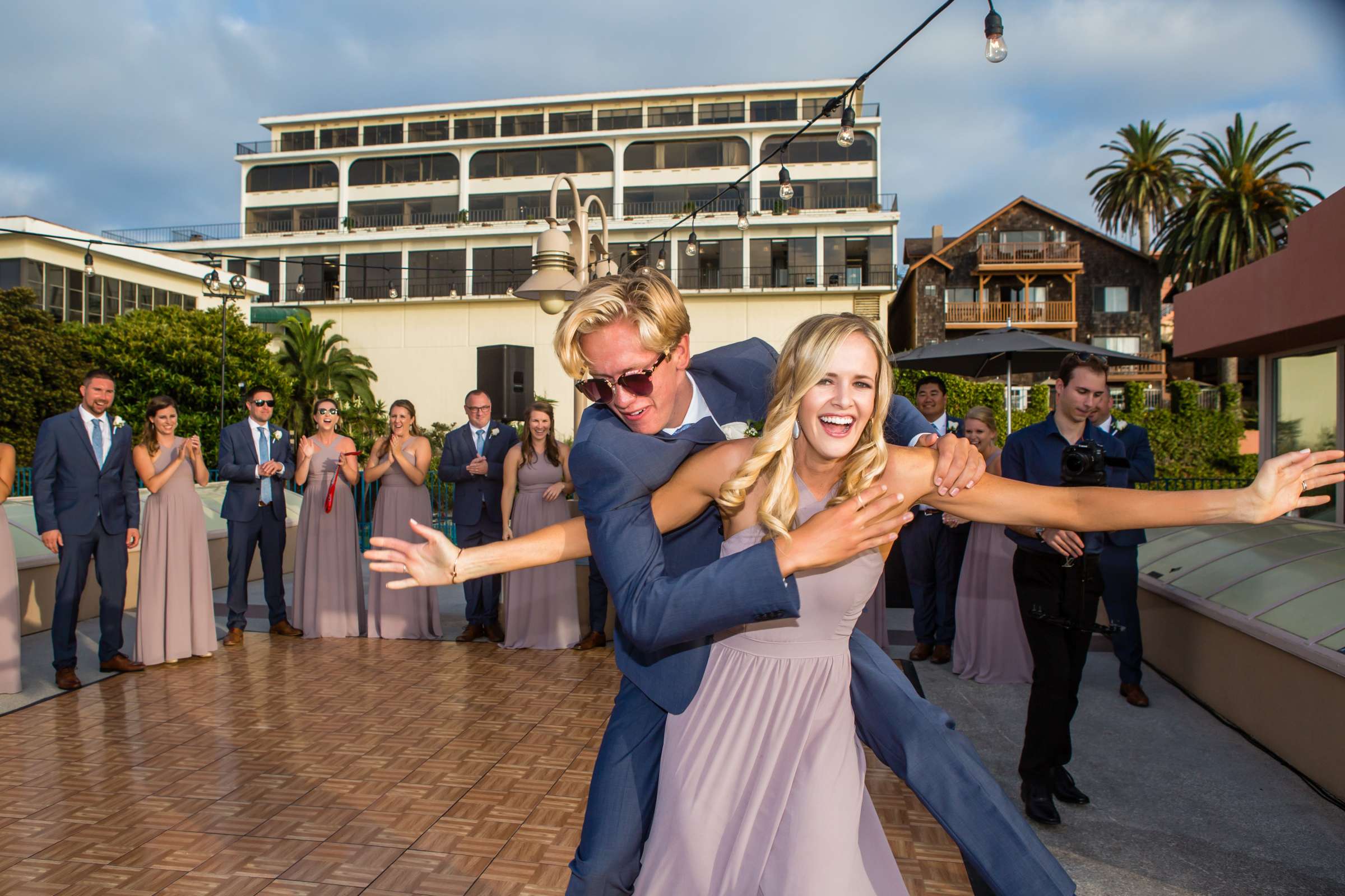 La Jolla Cove Rooftop Wedding, Carly and Jonathan Wedding Photo #94 by True Photography