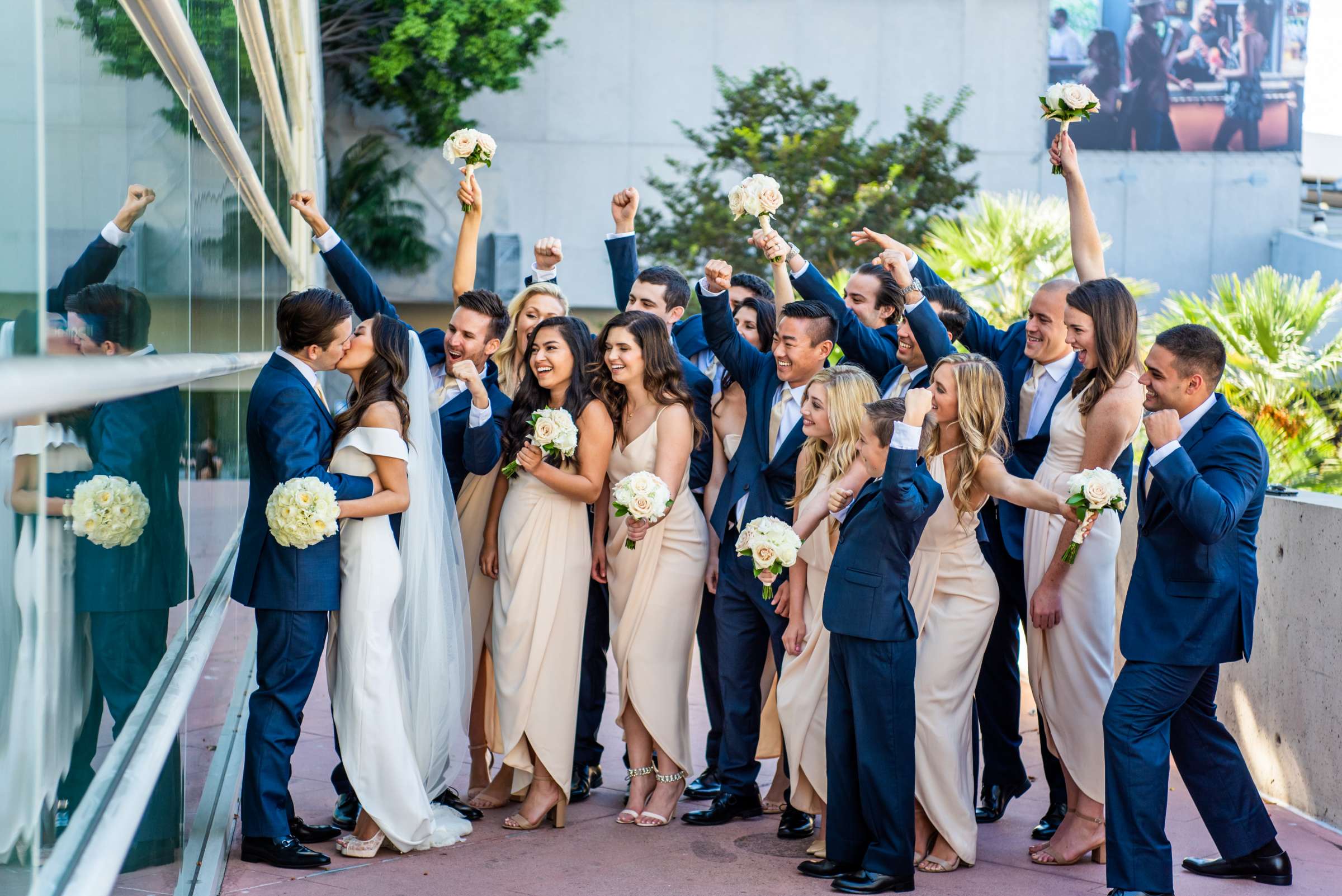 Marriott Marquis San Diego Marina Wedding coordinated by First Comes Love Weddings & Events, Kelsey and Dylan Wedding Photo #10 by True Photography