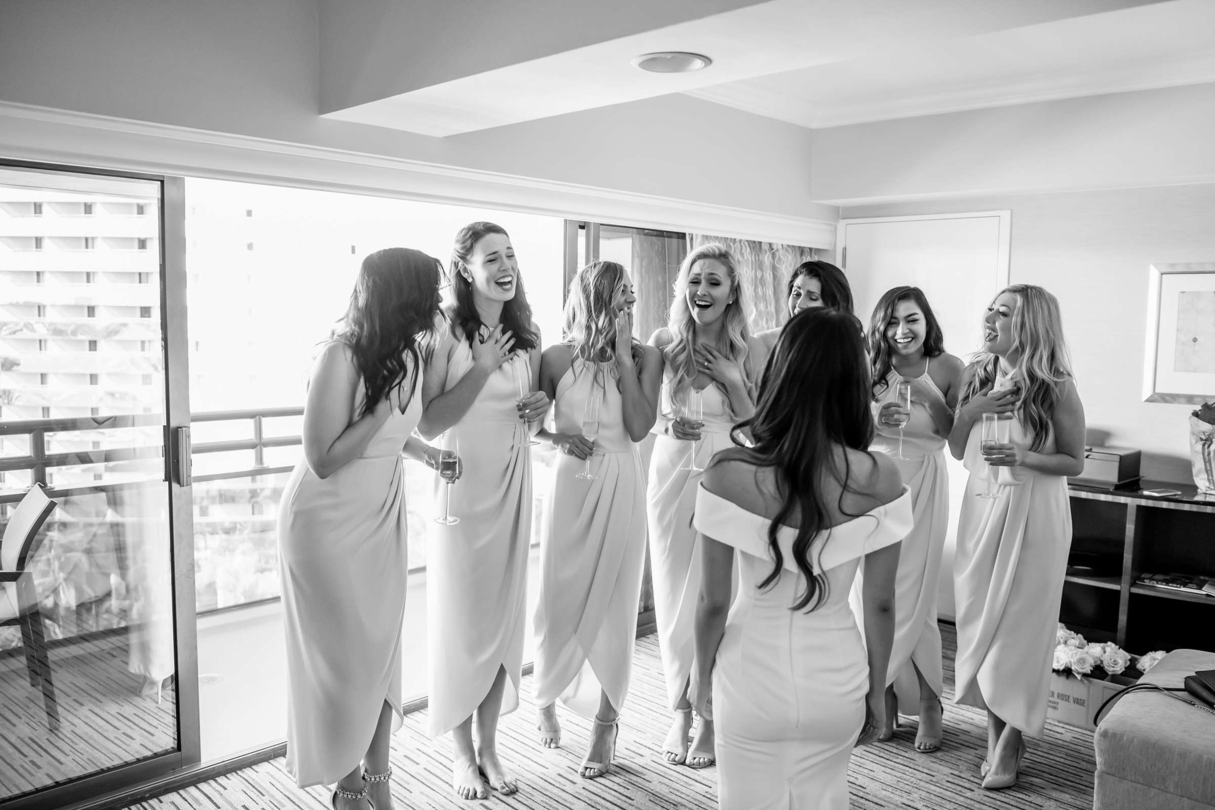 Marriott Marquis San Diego Marina Wedding coordinated by First Comes Love Weddings & Events, Kelsey and Dylan Wedding Photo #27 by True Photography