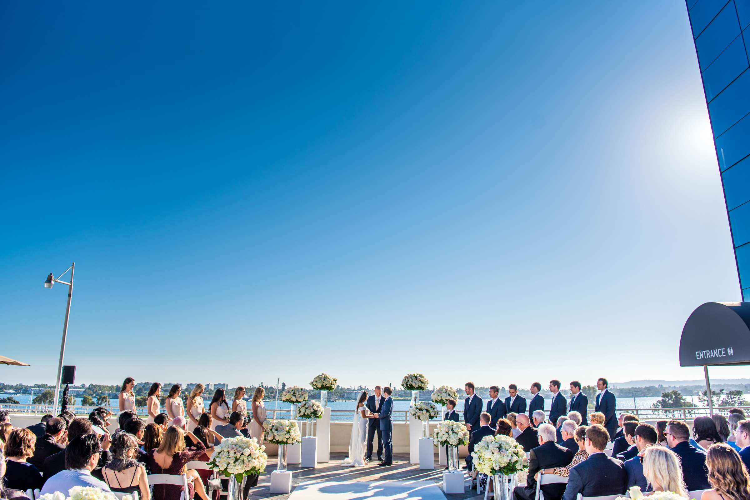 Marriott Marquis San Diego Marina Wedding coordinated by First Comes Love Weddings & Events, Kelsey and Dylan Wedding Photo #107 by True Photography