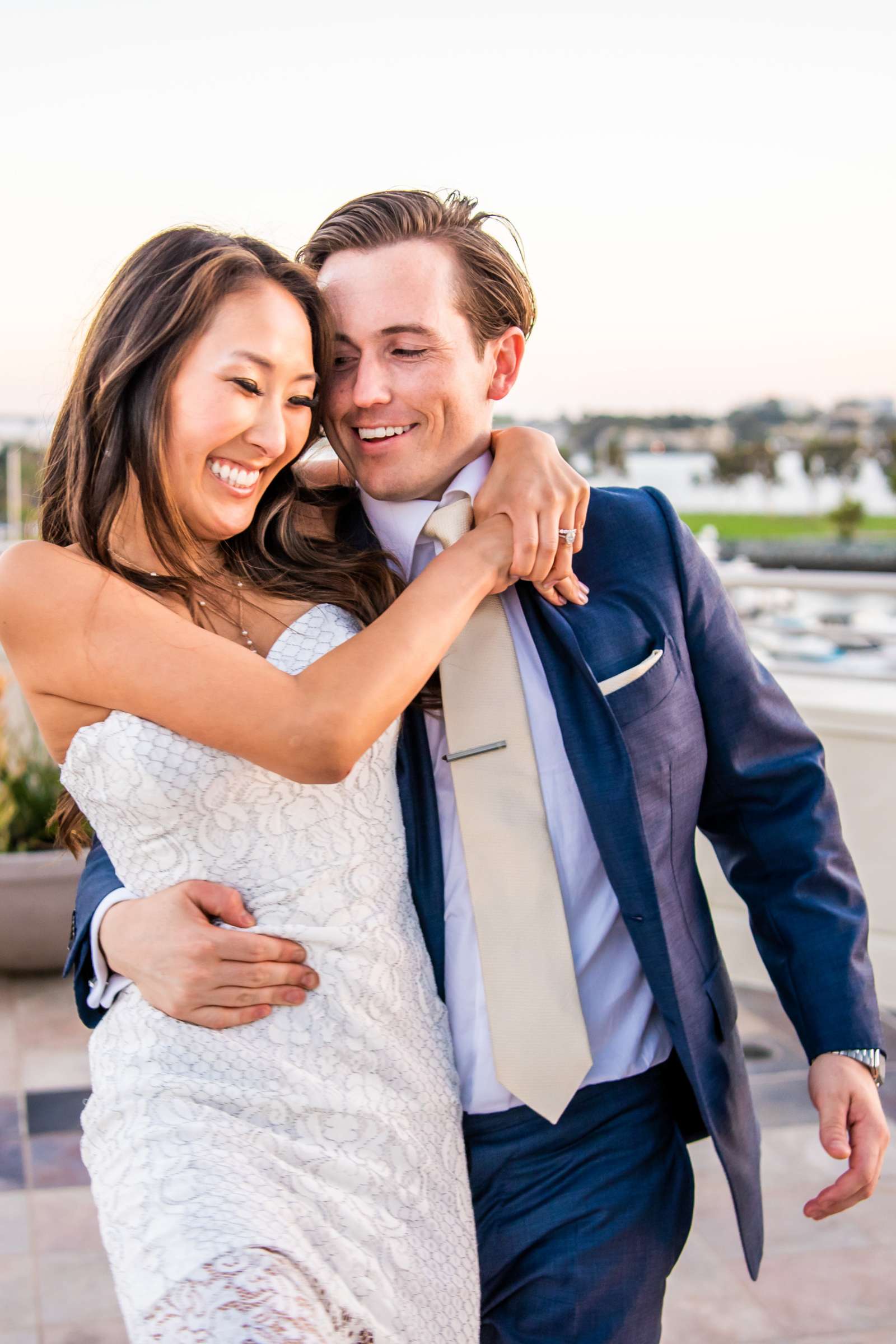Marriott Marquis San Diego Marina Wedding coordinated by First Comes Love Weddings & Events, Kelsey and Dylan Wedding Photo #135 by True Photography