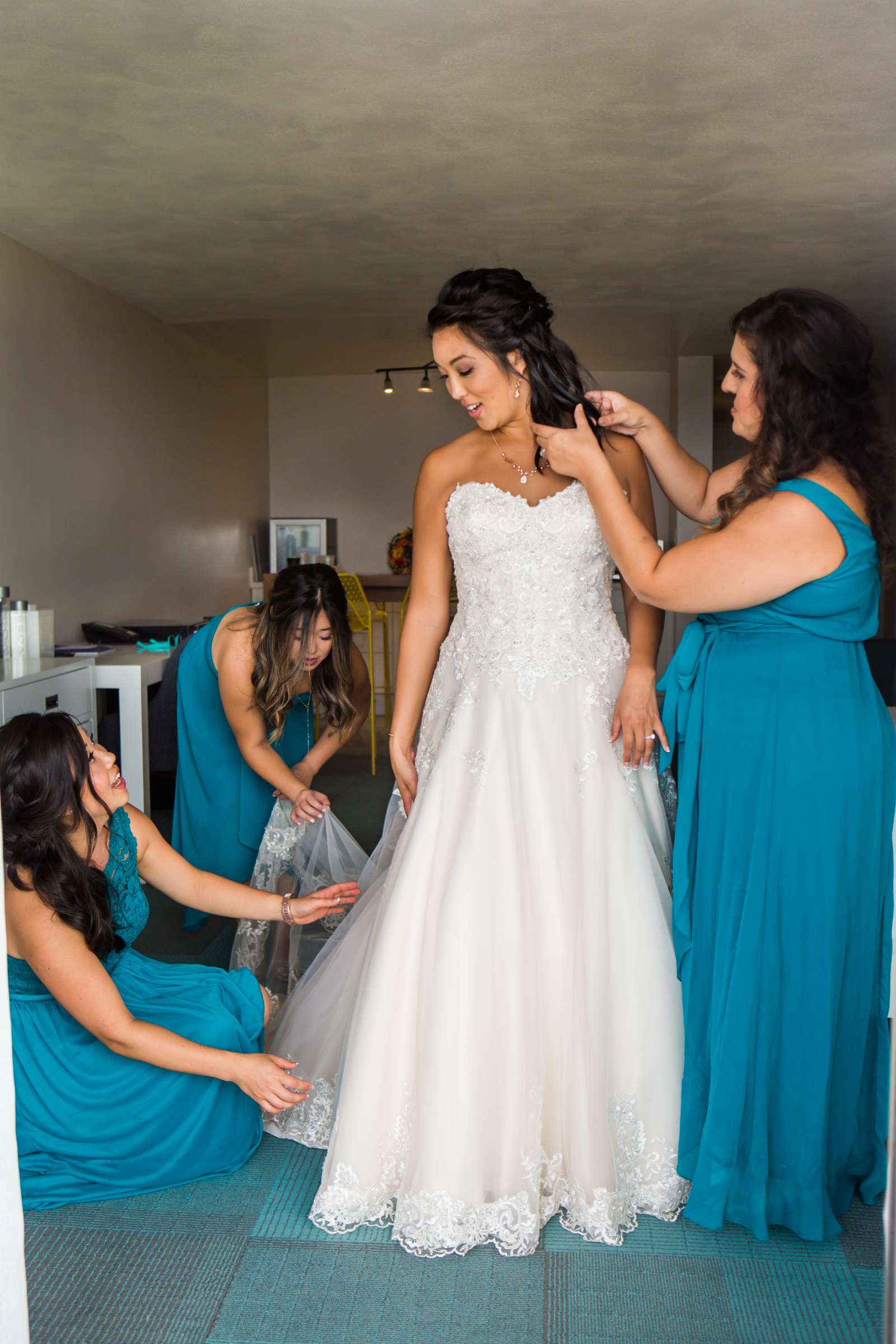 La Jolla Cove Rooftop Wedding coordinated by The Abbey Catering, Elisa and Christopher Wedding Photo #34 by True Photography