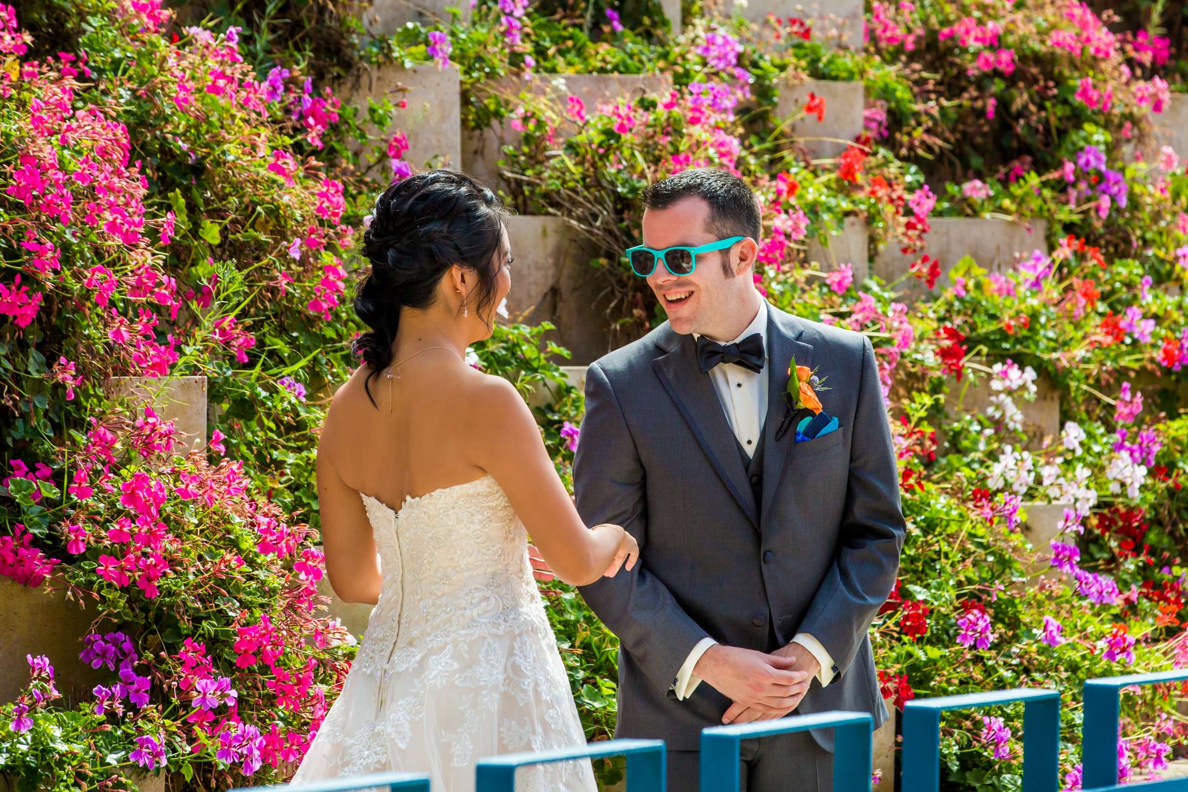 La Jolla Cove Rooftop Wedding coordinated by The Abbey Catering, Elisa and Christopher Wedding Photo #45 by True Photography