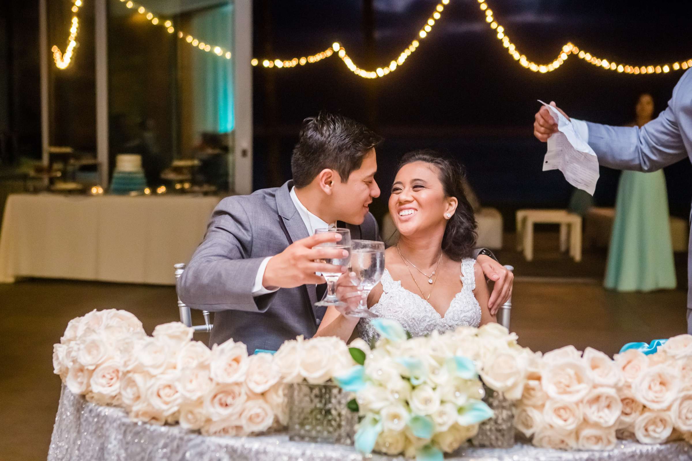 Scripps Seaside Forum Wedding coordinated by Sweet Blossom Weddings, Katrina and Mitchell Wedding Photo #116 by True Photography