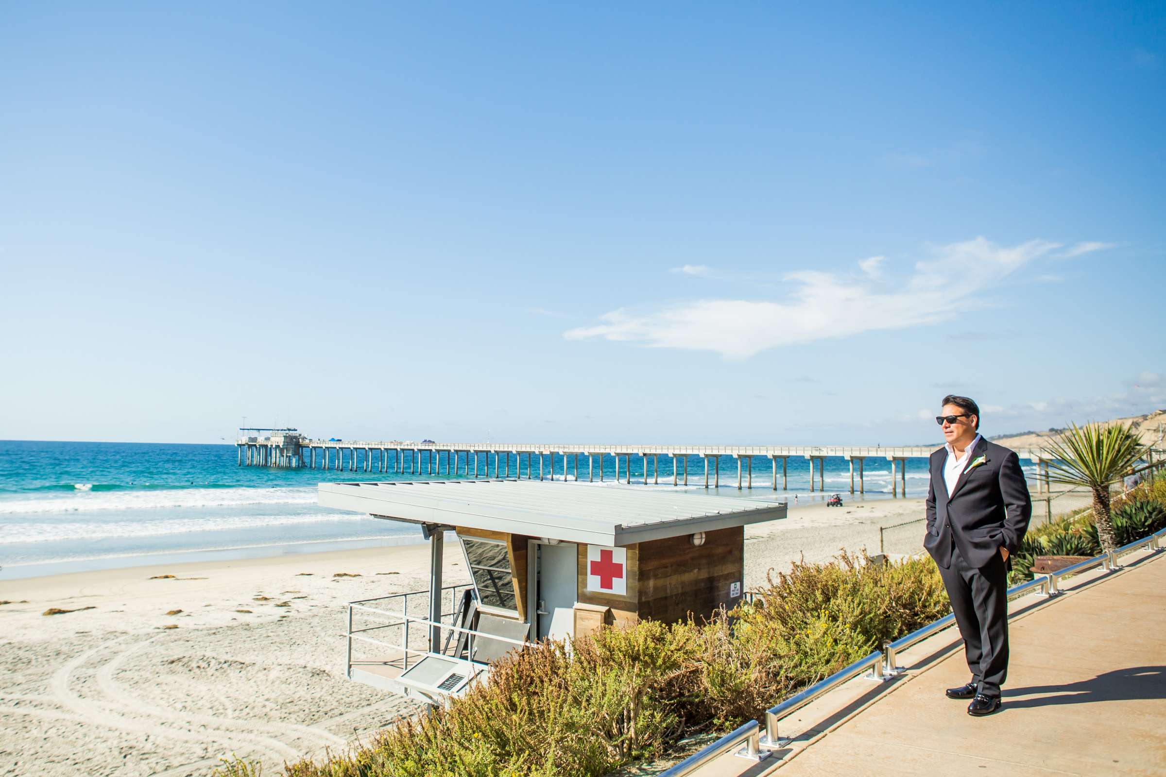 Scripps Seaside Forum Wedding coordinated by First Comes Love Weddings & Events, Janelle and Mike Wedding Photo #7 by True Photography