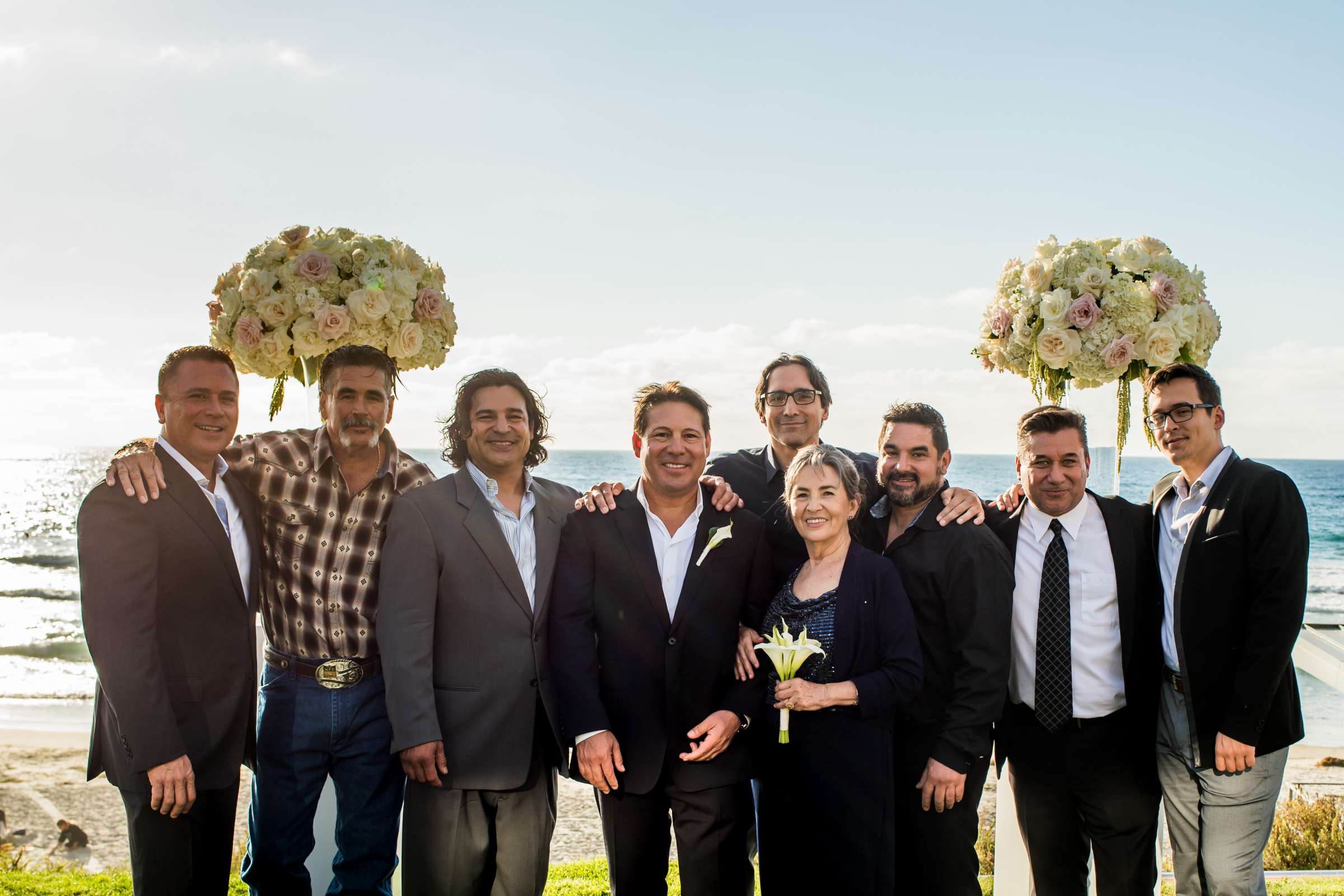 Scripps Seaside Forum Wedding coordinated by First Comes Love Weddings & Events, Janelle and Mike Wedding Photo #65 by True Photography