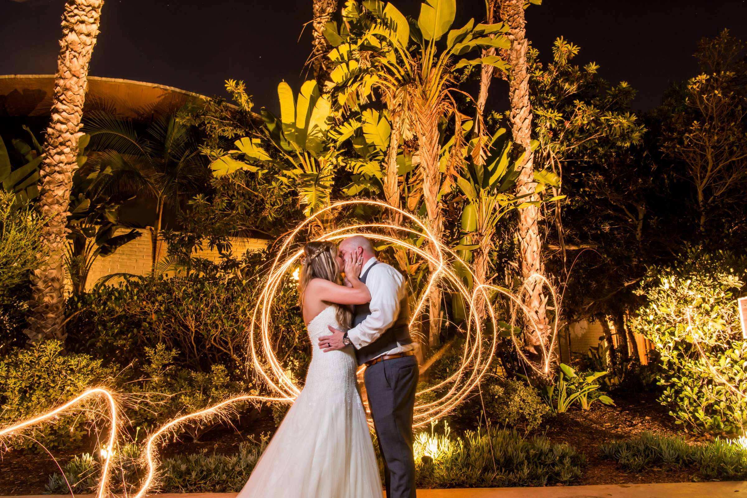 Sparklers at Paradise Point Wedding coordinated by SD Weddings by Gina, Christine and Brandon Wedding Photo #1 by True Photography