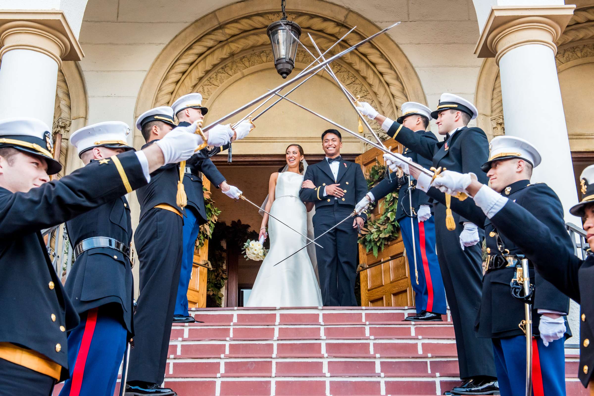 VENUES Liberty Station Wedding coordinated by Weddings by Thomas Lewis, Jessica and David Wedding Photo #129 by True Photography