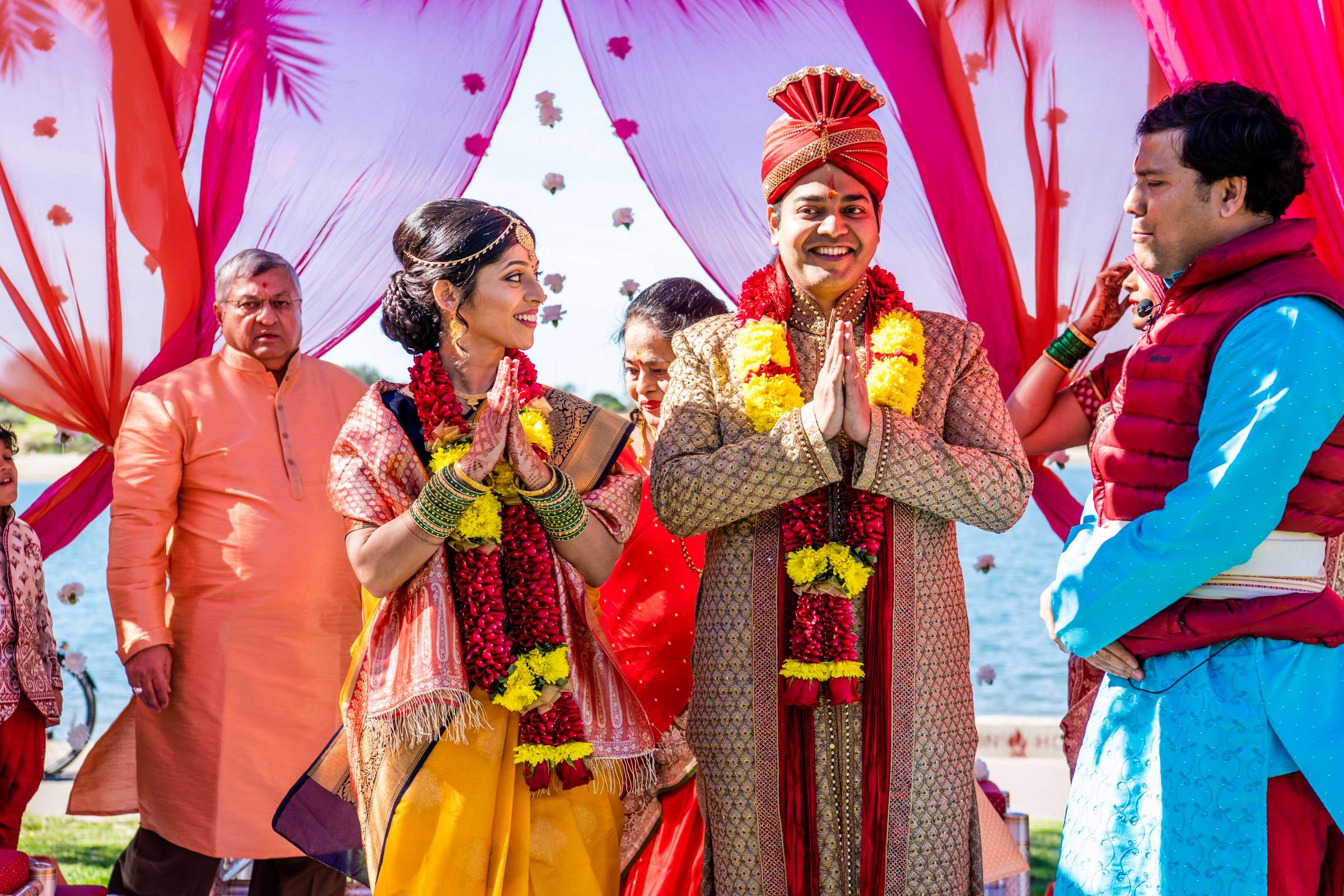 San Diego Mission Bay Resort Wedding coordinated by Sweet Love Designs, Ruchi and Abhijit Wedding Photo #55 by True Photography