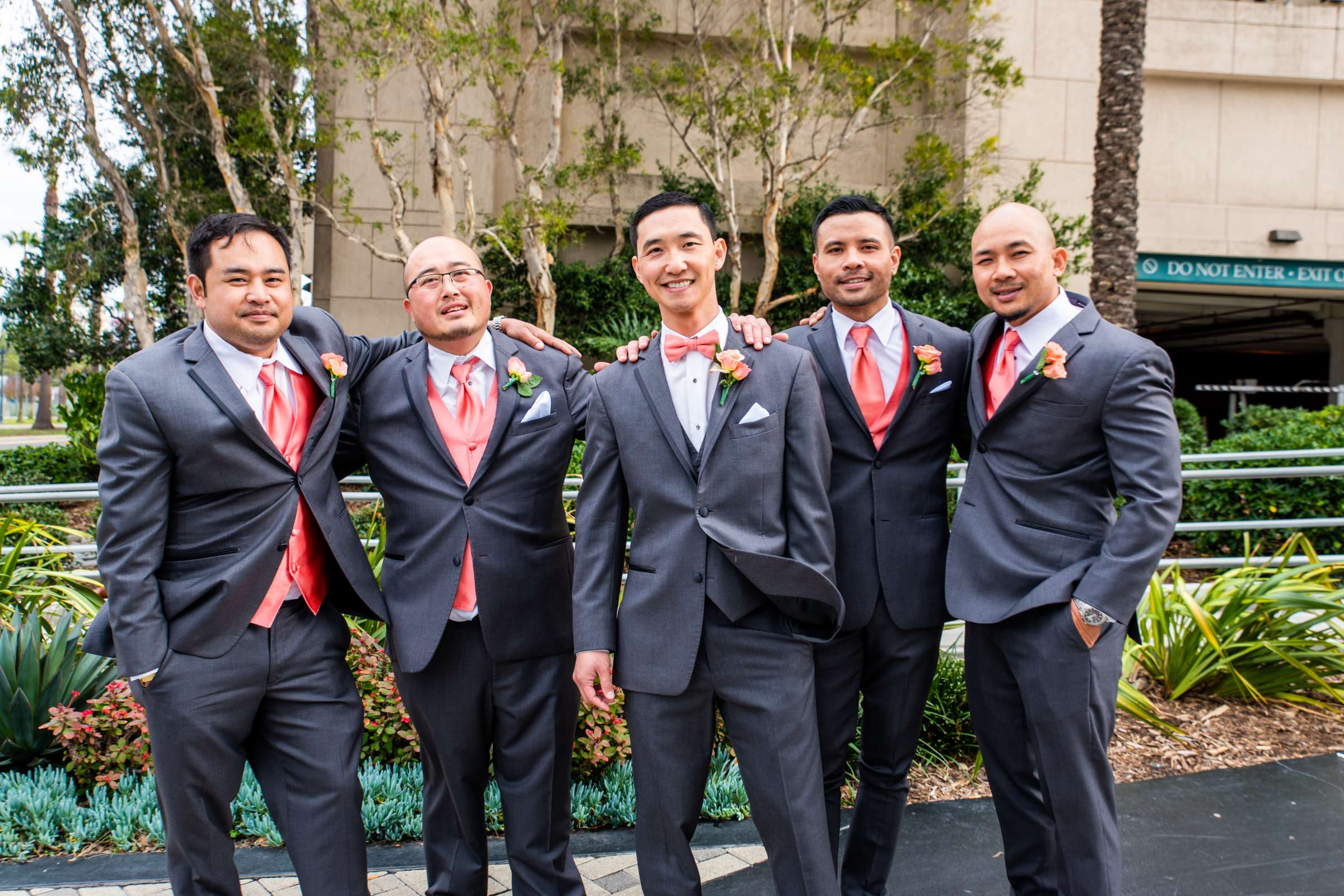 Manchester Grand Hyatt San Diego Wedding coordinated by Bella Mia Exclusive Events, Paula and Jimmy Wedding Photo #10 by True Photography